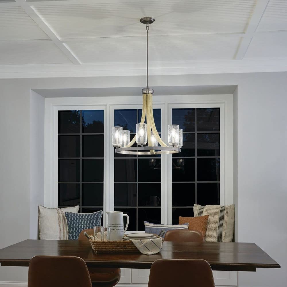 kichler-grand-bank-6-light-chandelier-auburn-stained-wood-distressed-black-metal image 4