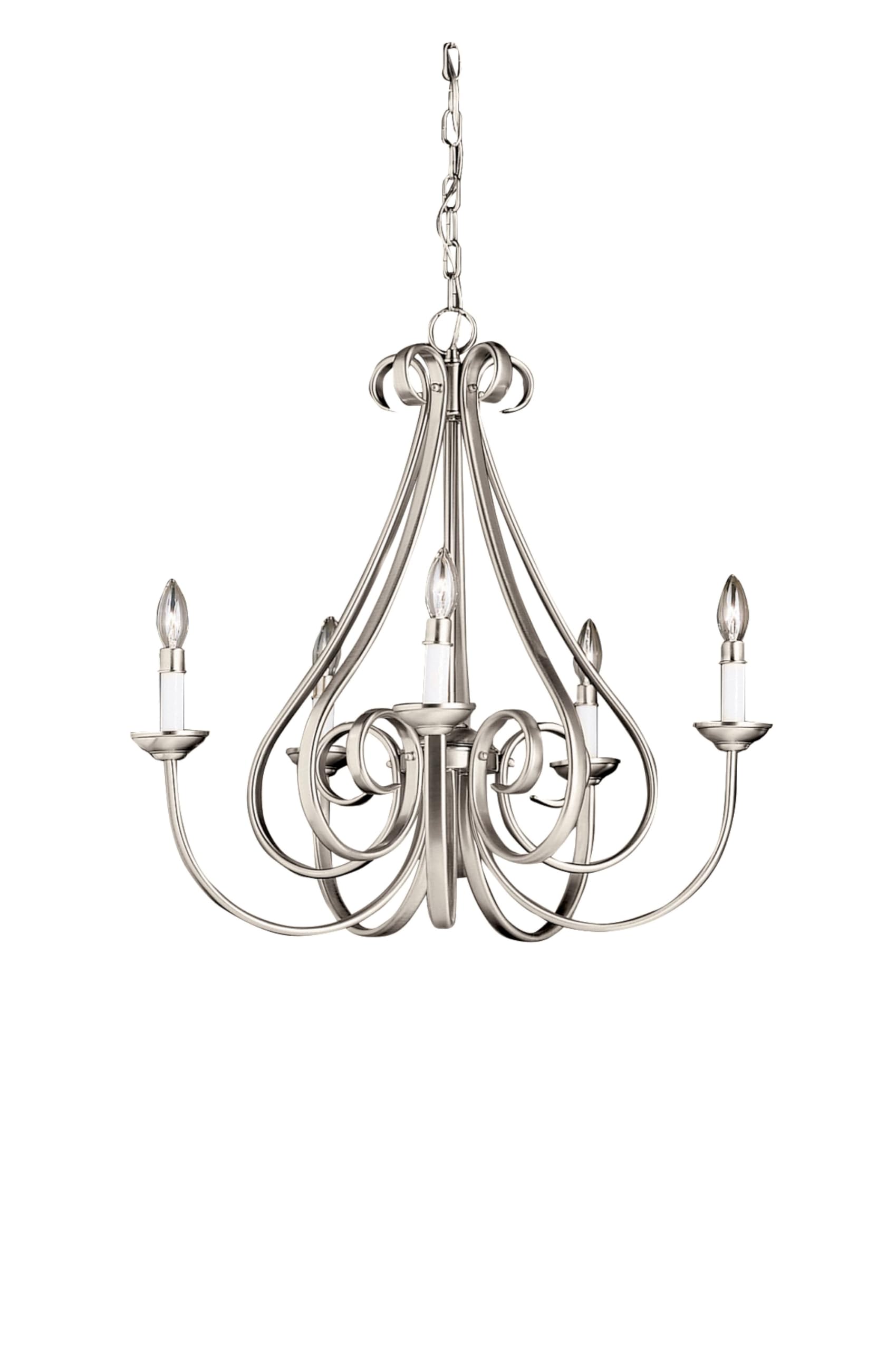 kichler-dover-9-light-2-tier-chandelier-brushed-nickel-2031ni image 3