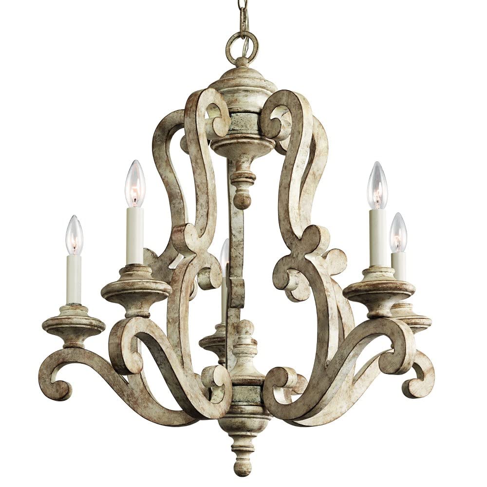 kichler-hayman-bay-43256daw-5-light-chandelier-distressed-antique-white image 7