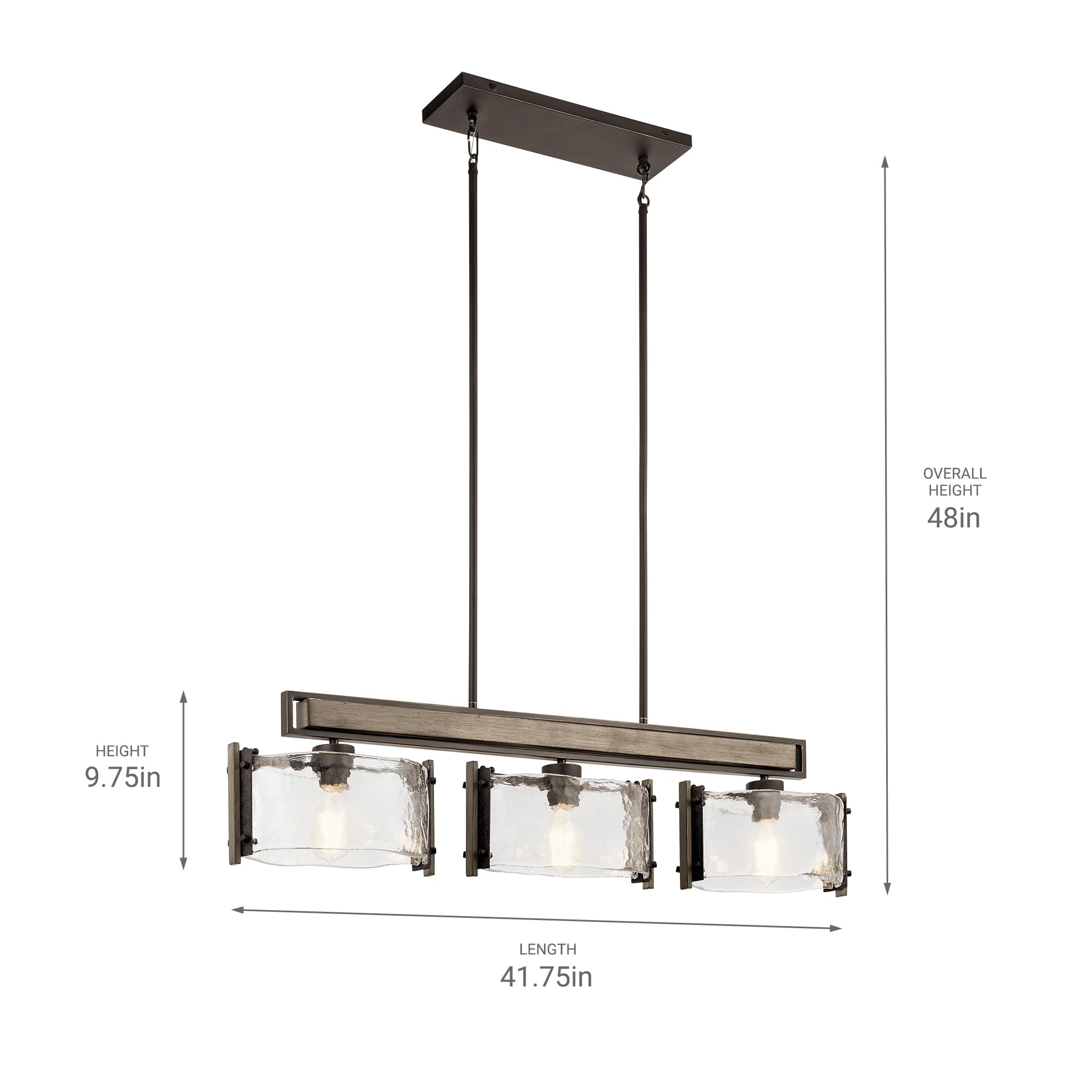 kichler-aberdeen-3-light-linear-chandelier-olde-bronze-with-distressed-antique-g image 3