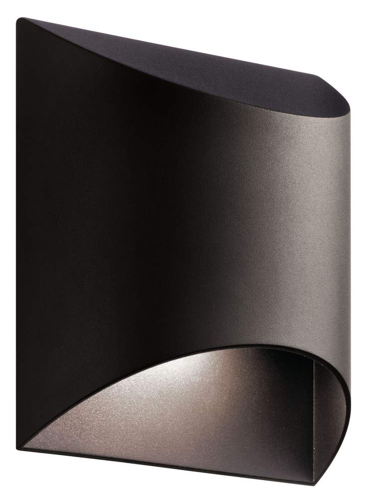 kichler-wesley-led-outdoor-wall-sconce-textured-architectural-bronze-integrated- image 1
