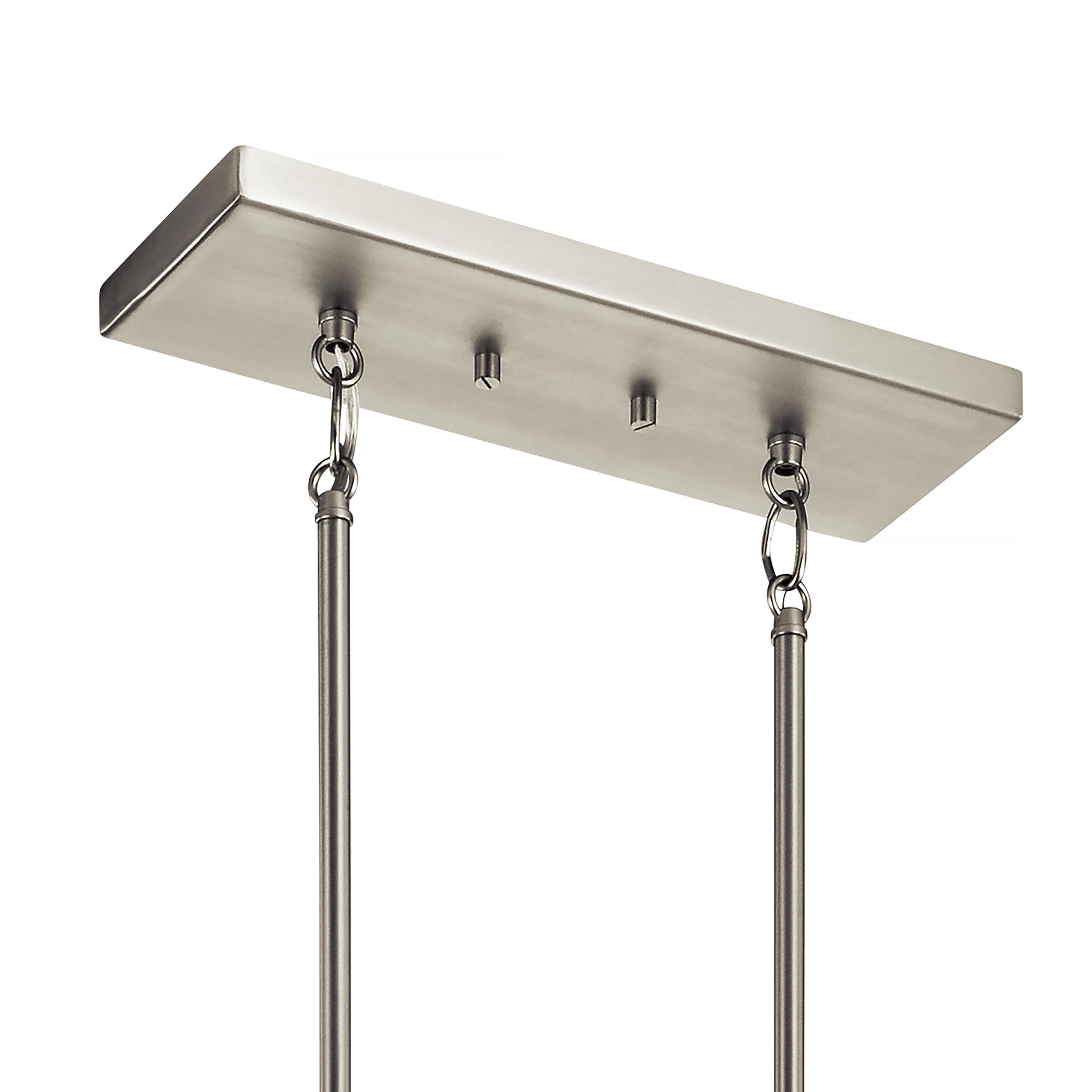kichler-crosby-43995ni-5-light-linear-chandelier-brushed-nickel-41-25-with-clear image 7