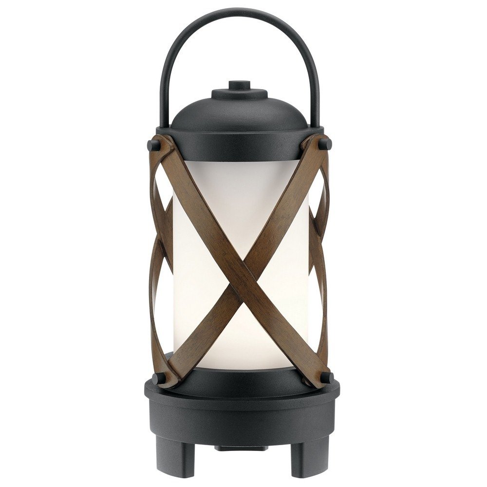 kichler-berryhill-nautical-led-lantern-with-bluetooth-speaker-textured-black image 1