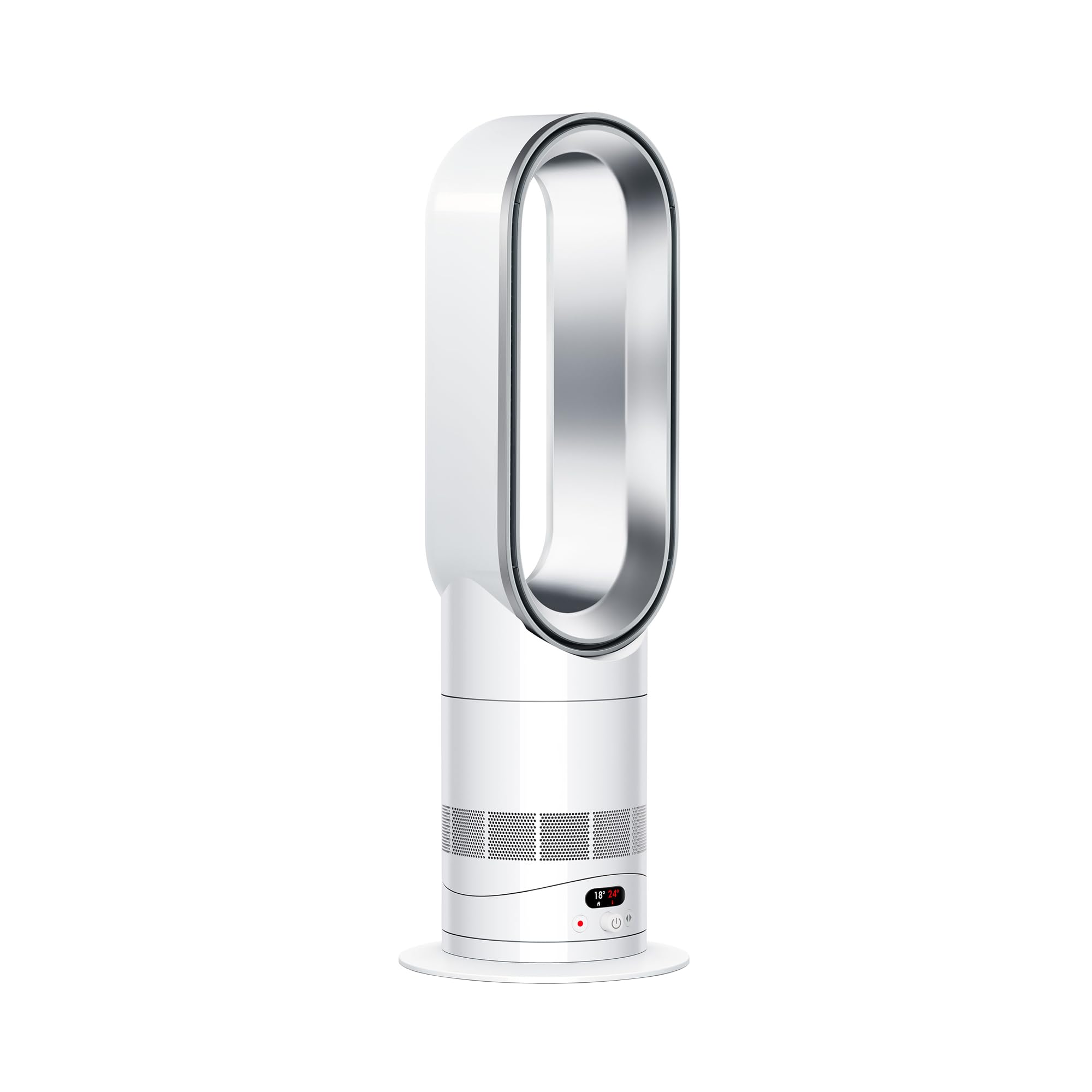 dyson-hot-cool-hf1-rapid-react-heater-fan-white-silver-quiet-heating-and-cooling image 1
