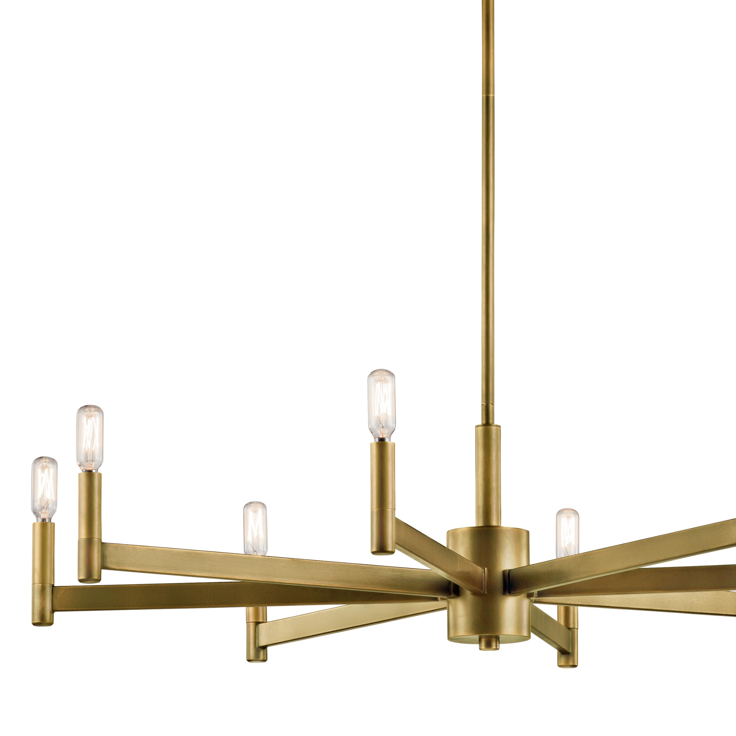 kichler-erzo-9-25-8-light-chandelier-natural-brass-43857nbr-modern-candle-chande image 4