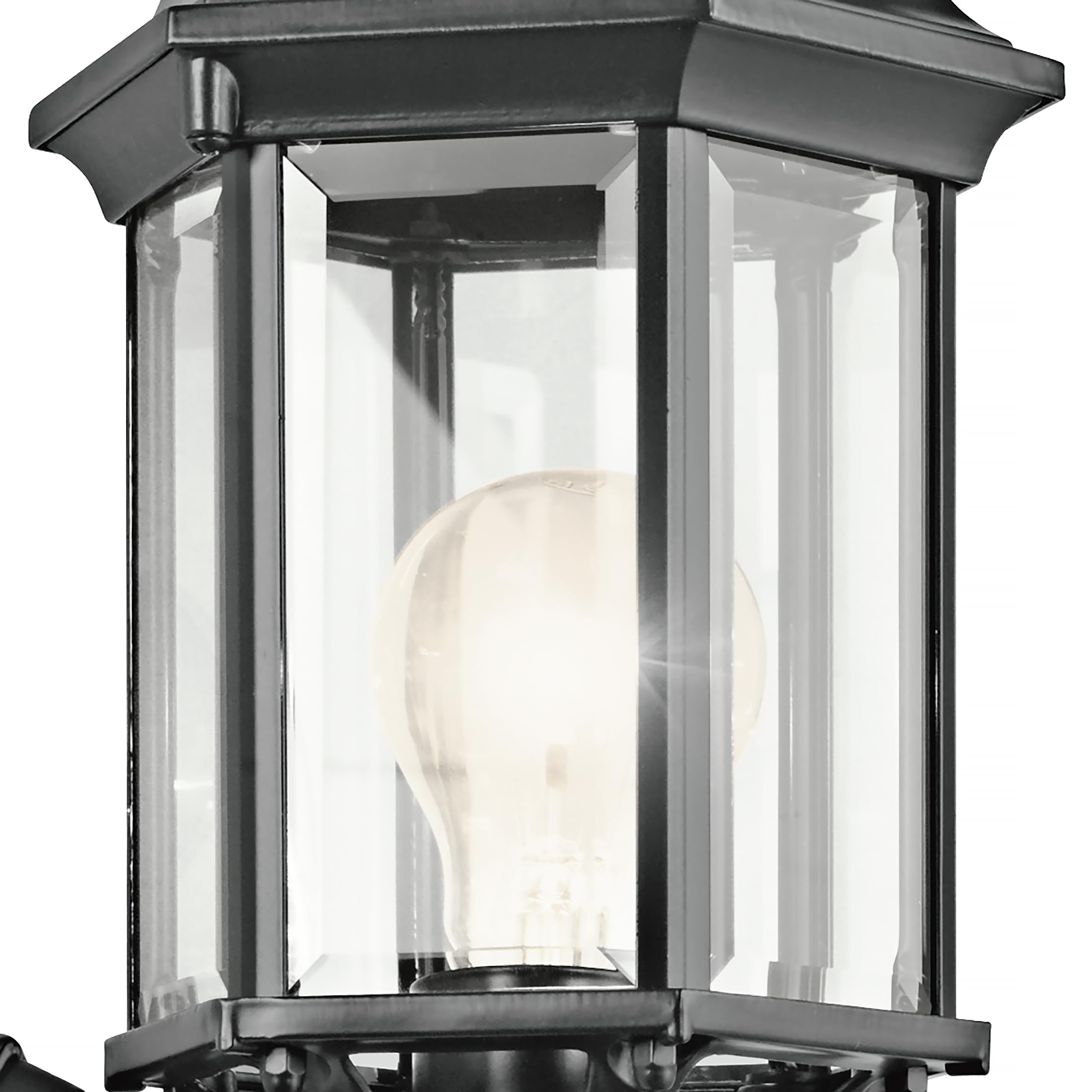 kichler-chesapeake-1-light-outdoor-wall-sconce-black-49255bk image 6