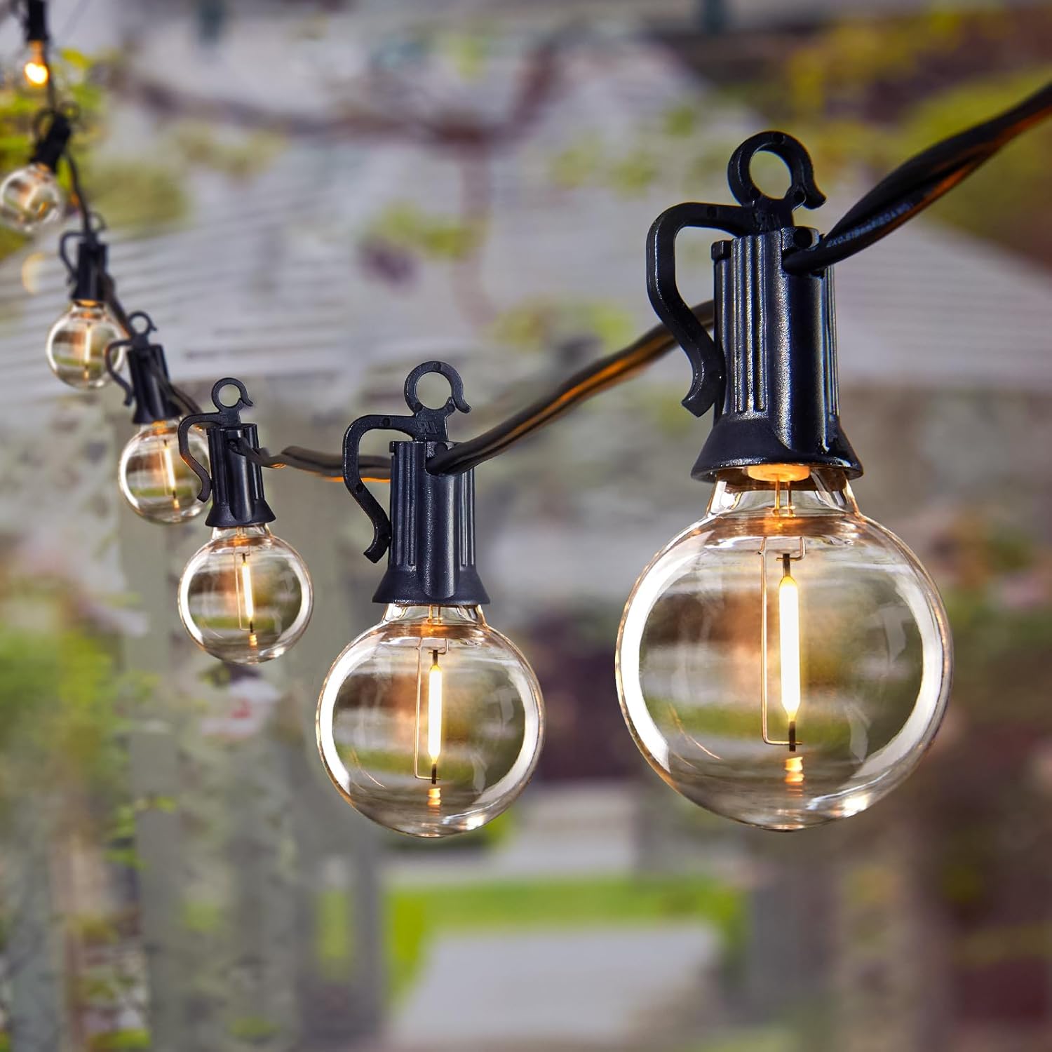 brightown-109ft-plug-in-g40-led-string-lights-50-bulbs-dimmable-connectable-for- image 1