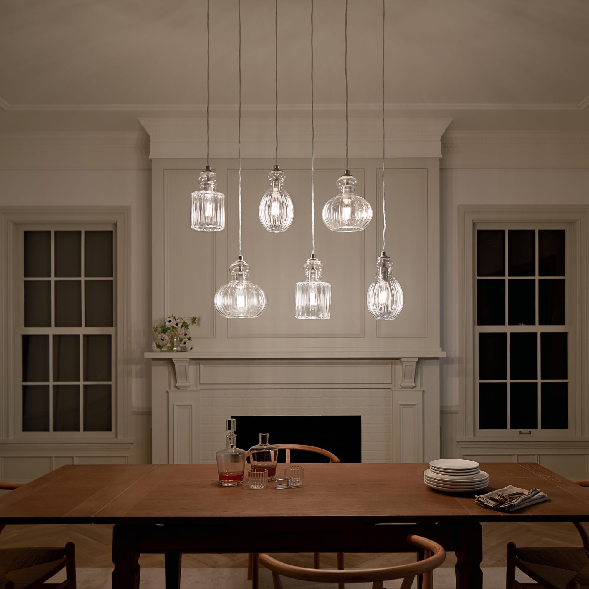 kichler-riviera-43950ni-35-5-6-light-linear-chandelier-brushed-nickel image 7