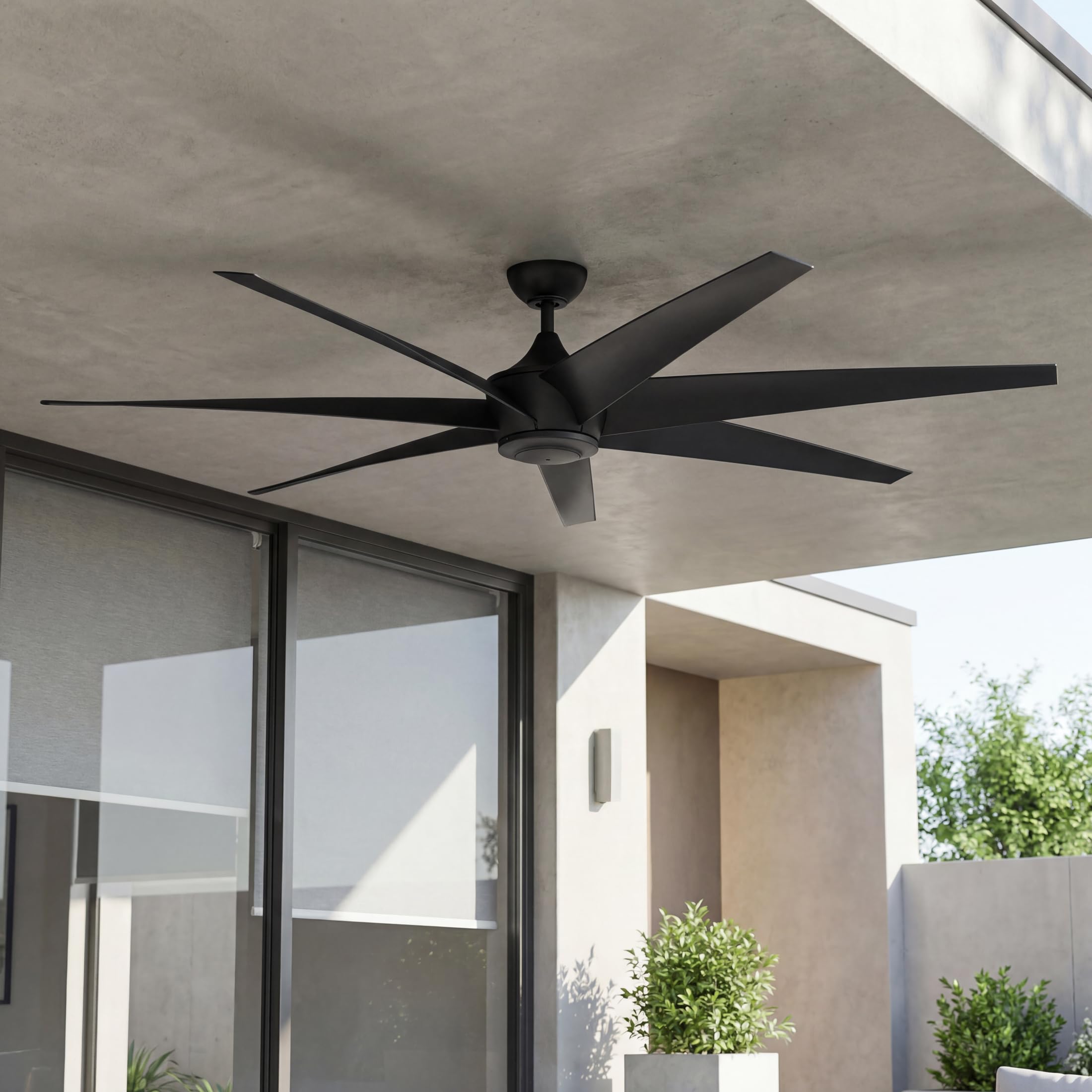 kichler-lehr-80-ceiling-fan-in-distressed-black-7-blade-indoor-outdoor-dc-motor- image 2