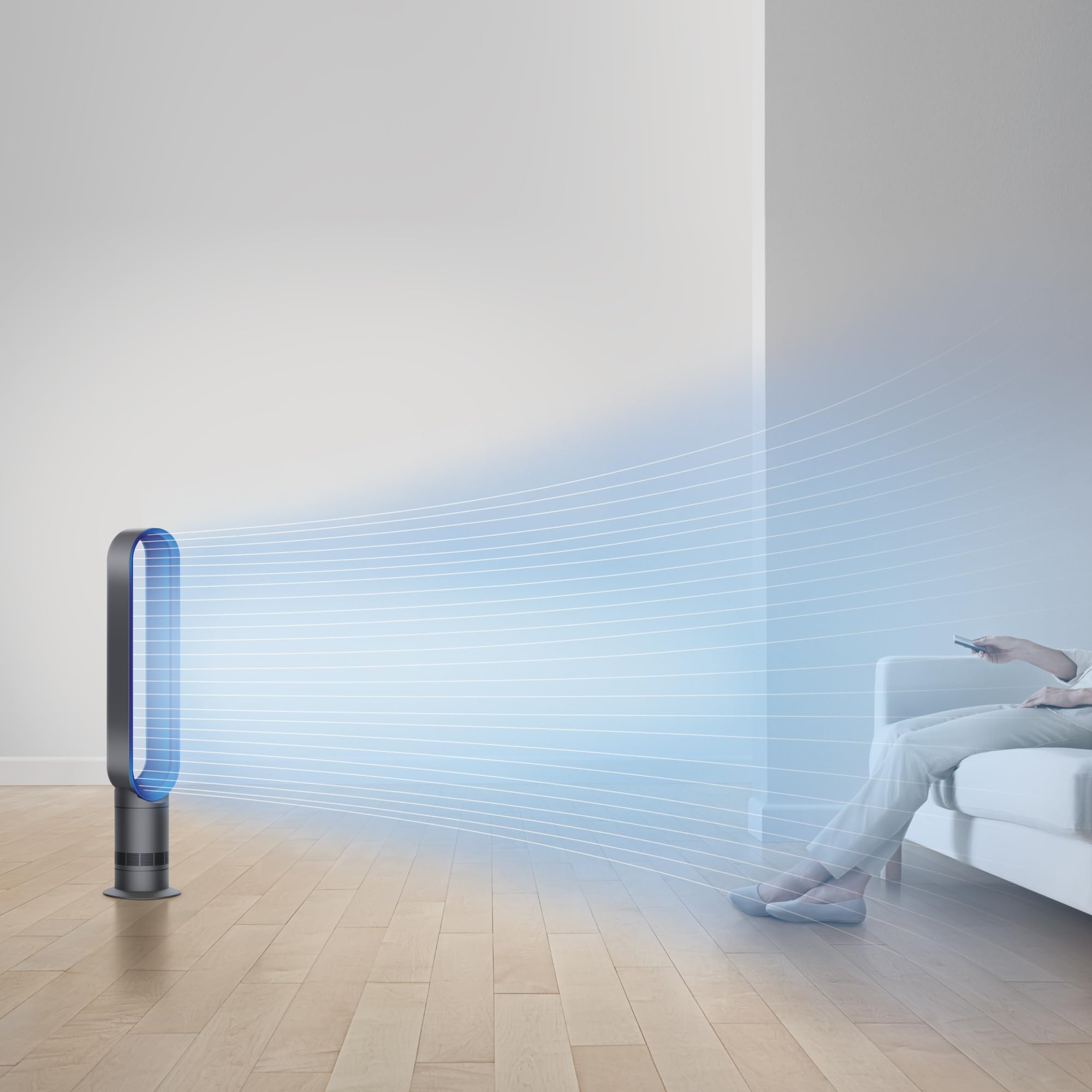 dyson-cool-am07-air-multiplier-bladeless-tower-fan-70-oscillation-10-levels-iron image 4