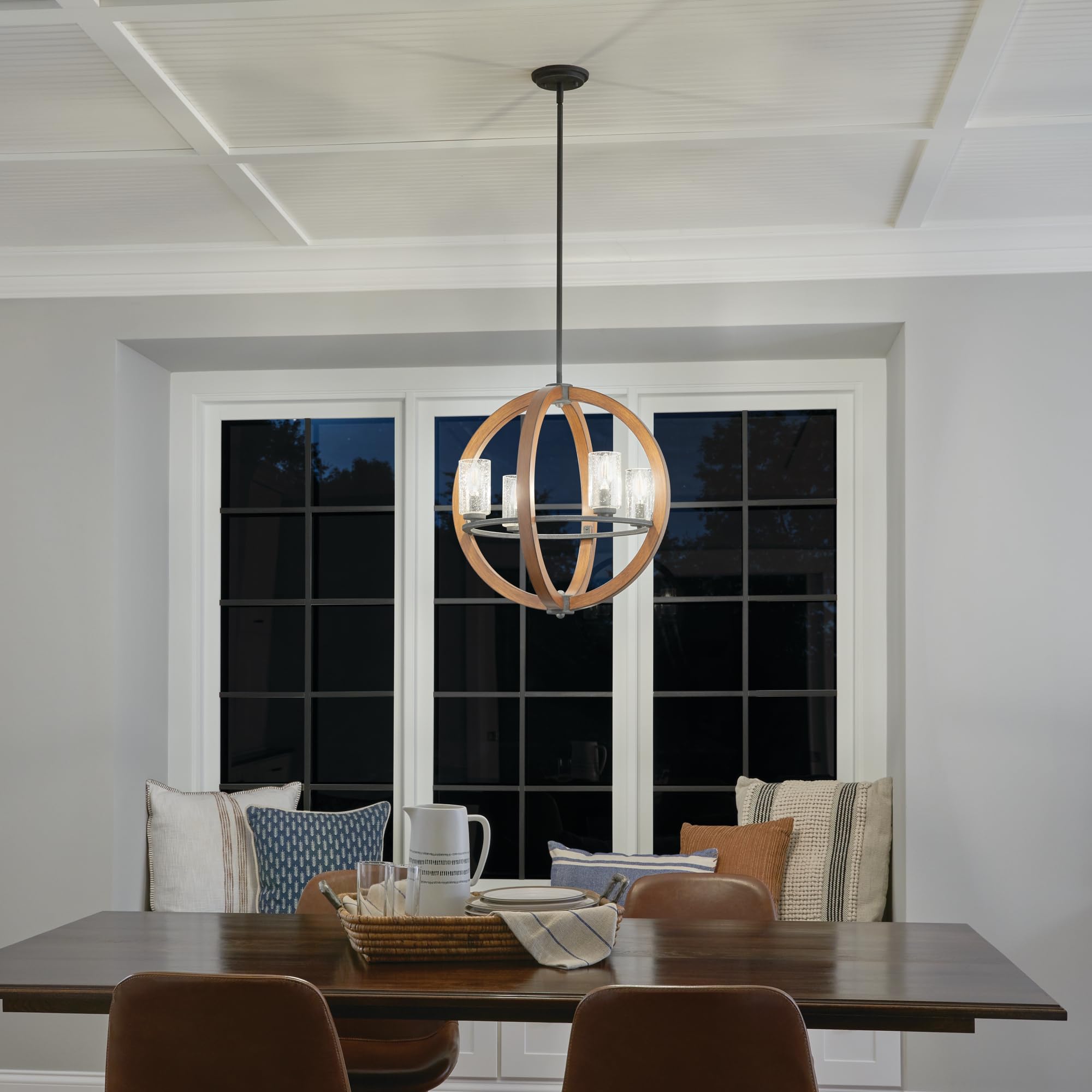 kichler-grand-bank-4-light-chandelier-auburn-stained-wood-and-distressed-black-m image 2