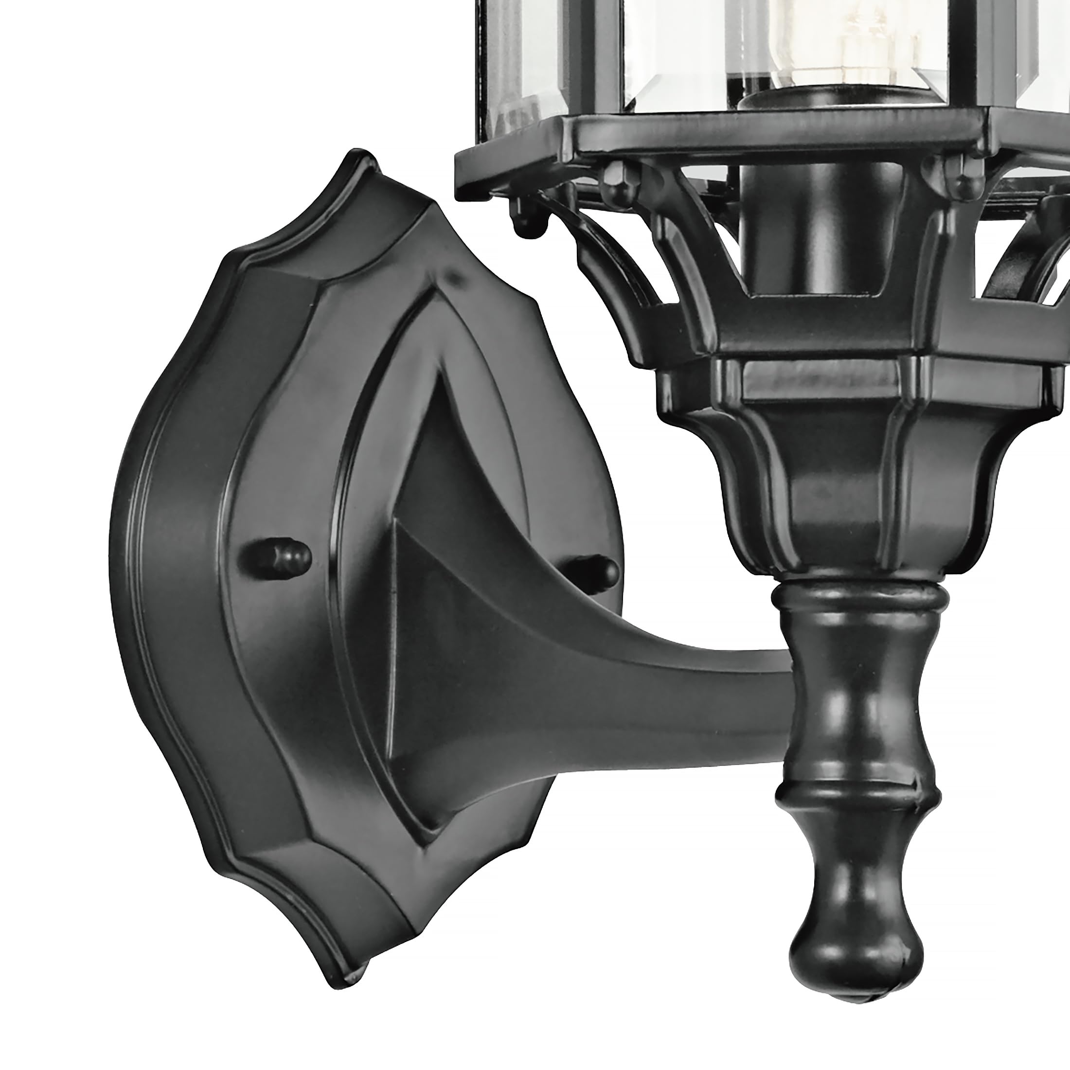 kichler-chesapeake-1-light-outdoor-wall-sconce-black-49255bk image 7