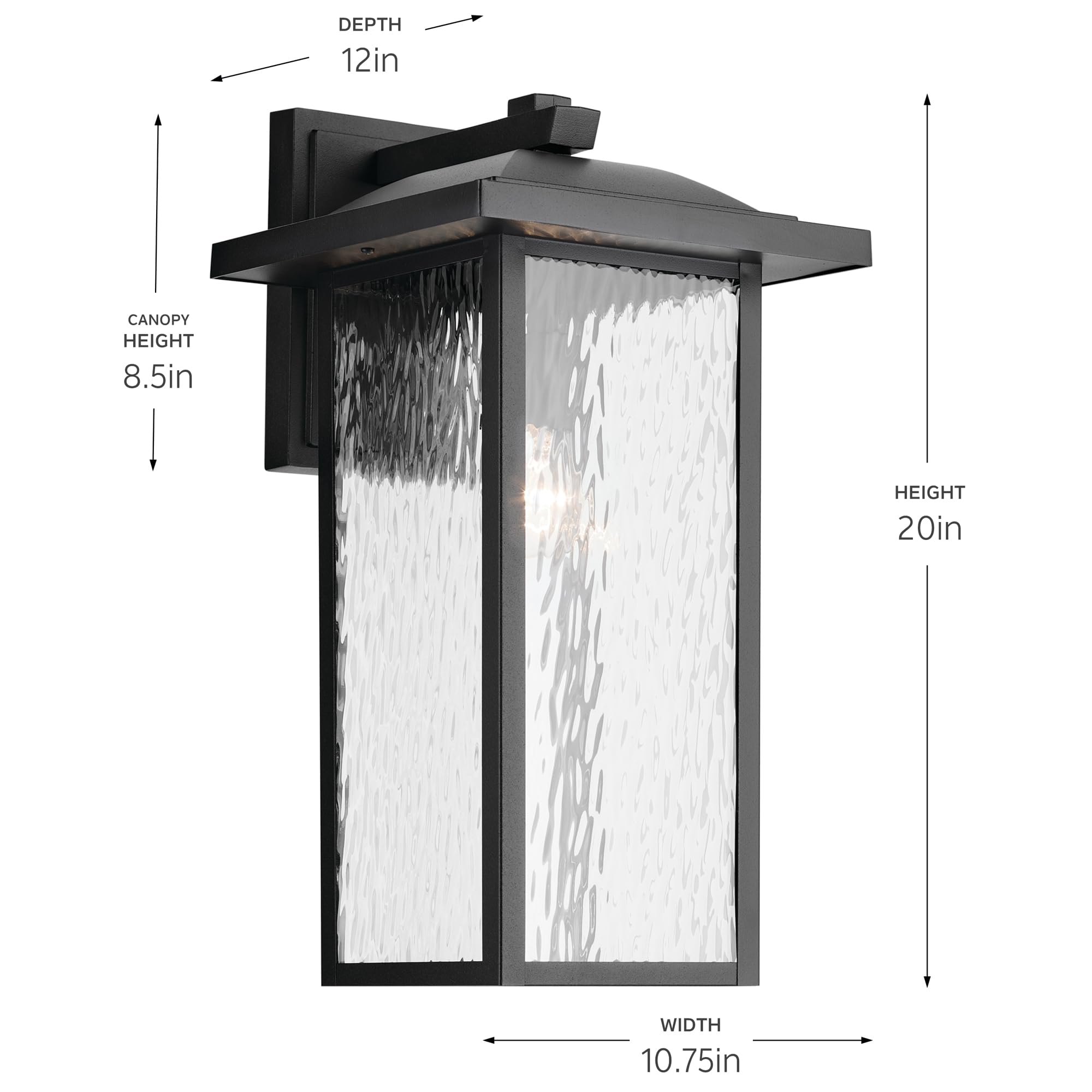 kichler-capanna-outdoor-wall-light-textured-black-10-75-x-20-49928bkt image 4