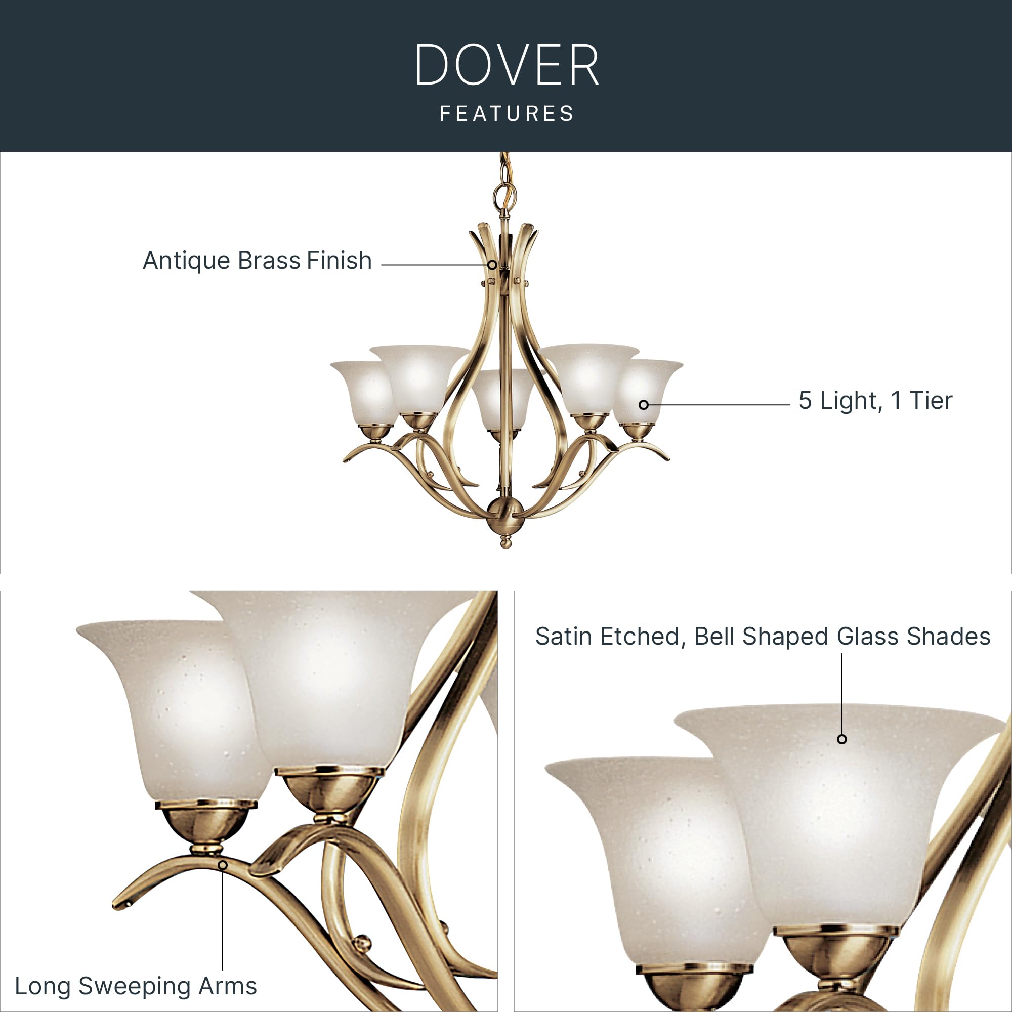 kichler-dover-5-light-chandelier-in-antique-brass-2020ab-with-alabaster-swirl-gl image 3