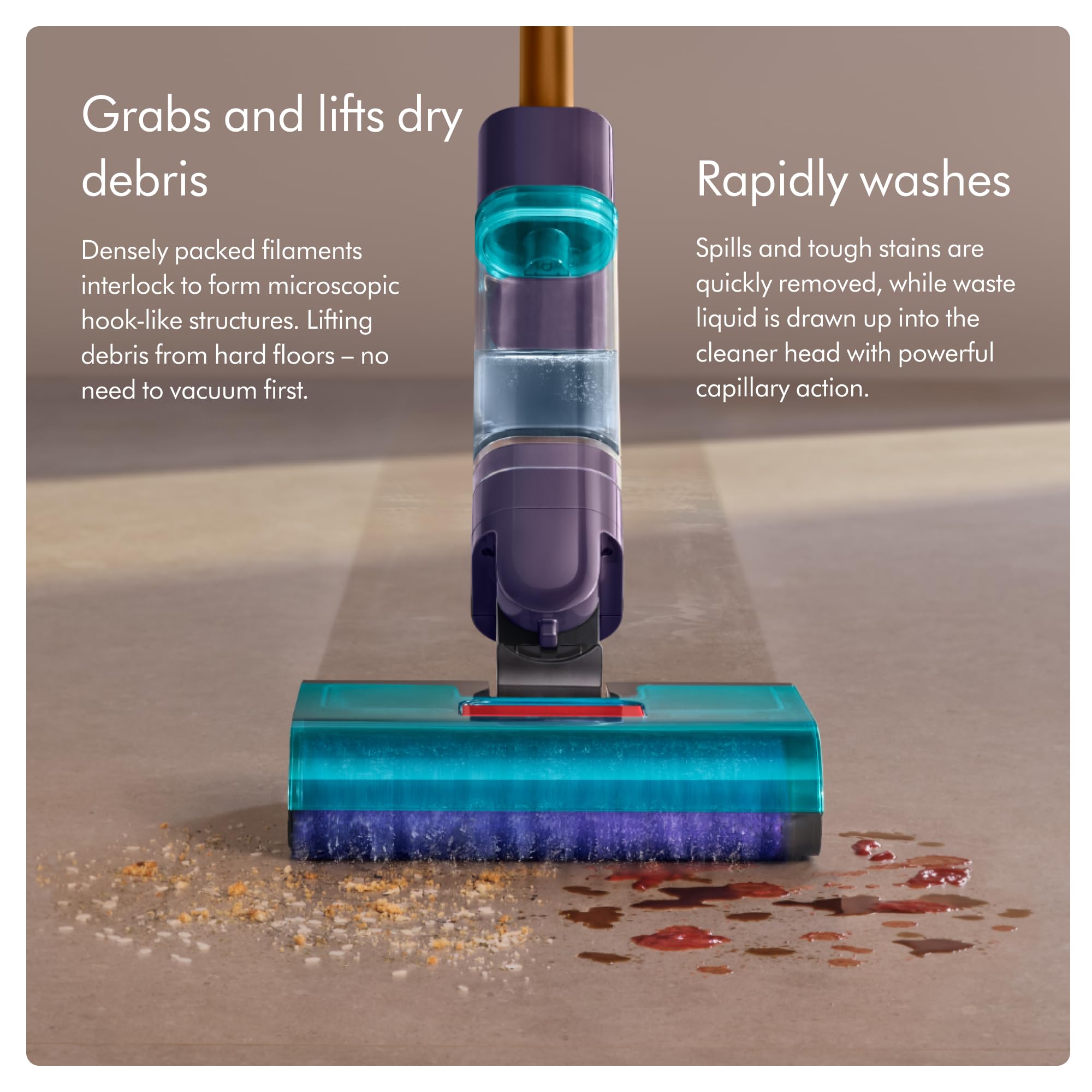dyson-clean-wash-hygiene-wet-and-dry-hard-floor-cleaner-cordless-70-min-run-time image 3