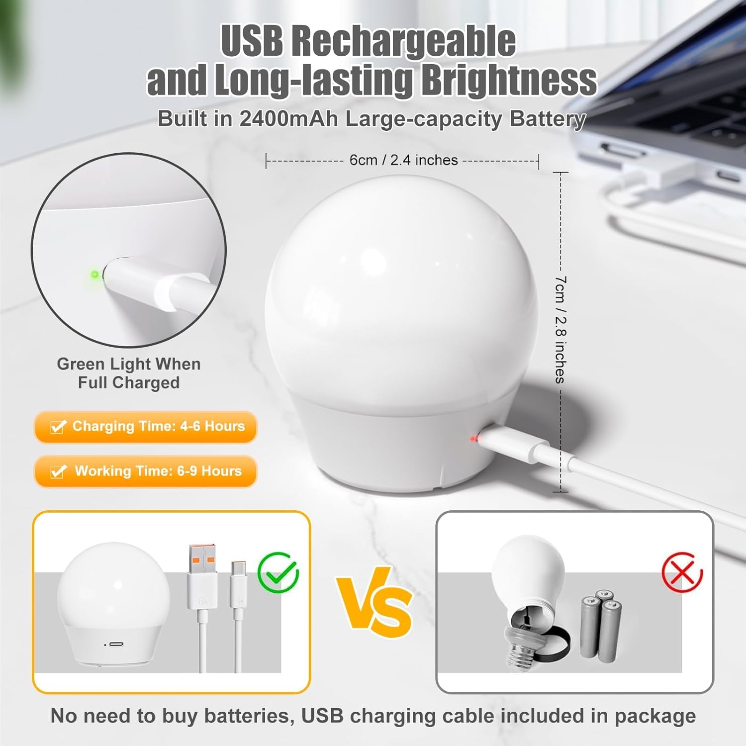 brightown-2-pack-e26-rechargeable-backup-light-bulbs-with-remote-control-3-color image 5