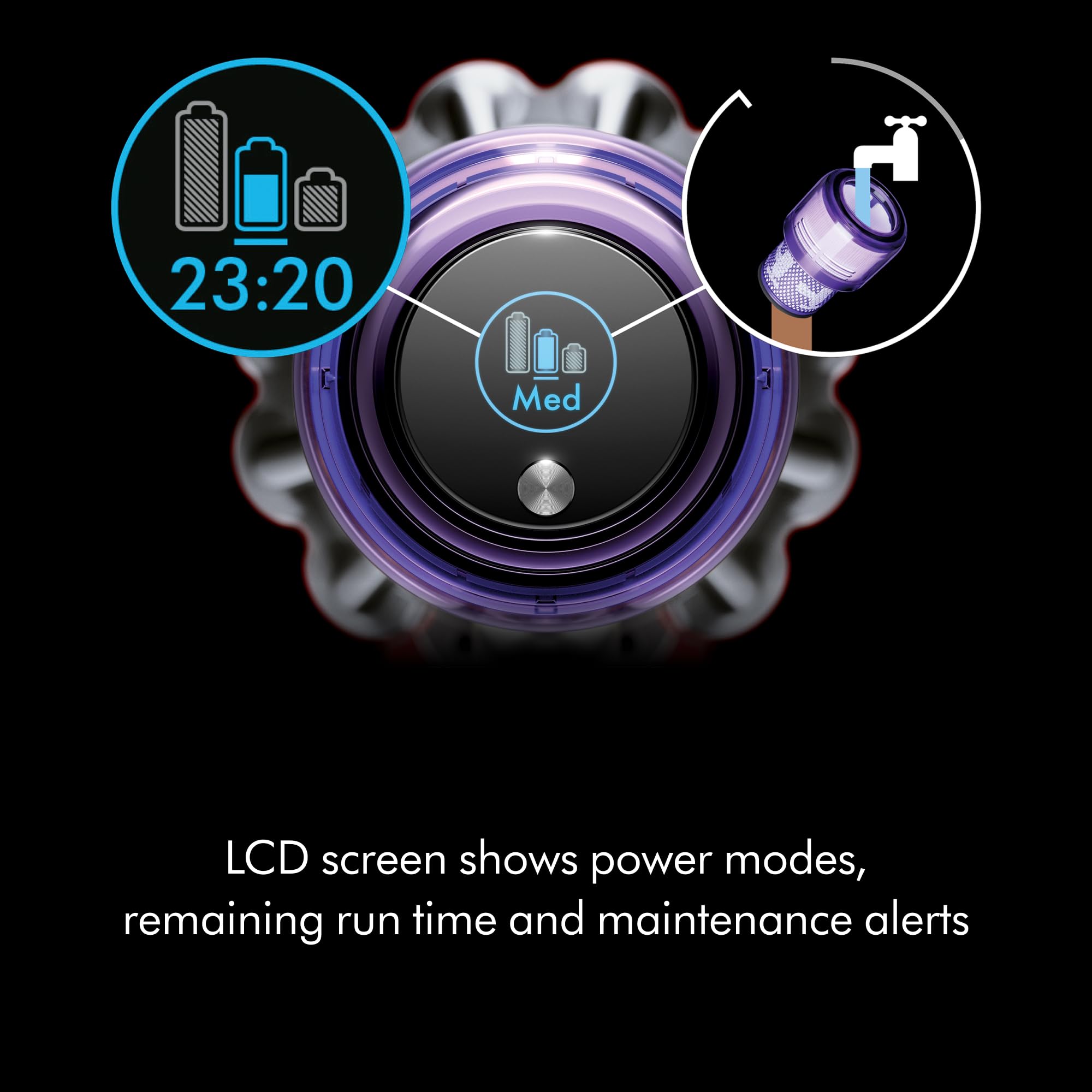 dyson-v11-extra-cordless-vacuum-nickel-purple image 8