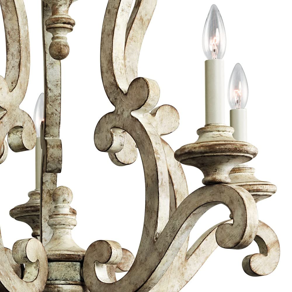 kichler-hayman-bay-43256daw-5-light-chandelier-distressed-antique-white image 6