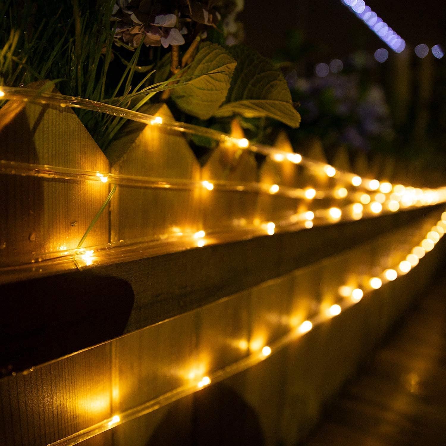 brightown-2-pack-78ft-total-200-led-solar-rope-lights-8-modes-warm-white-waterpr image 8