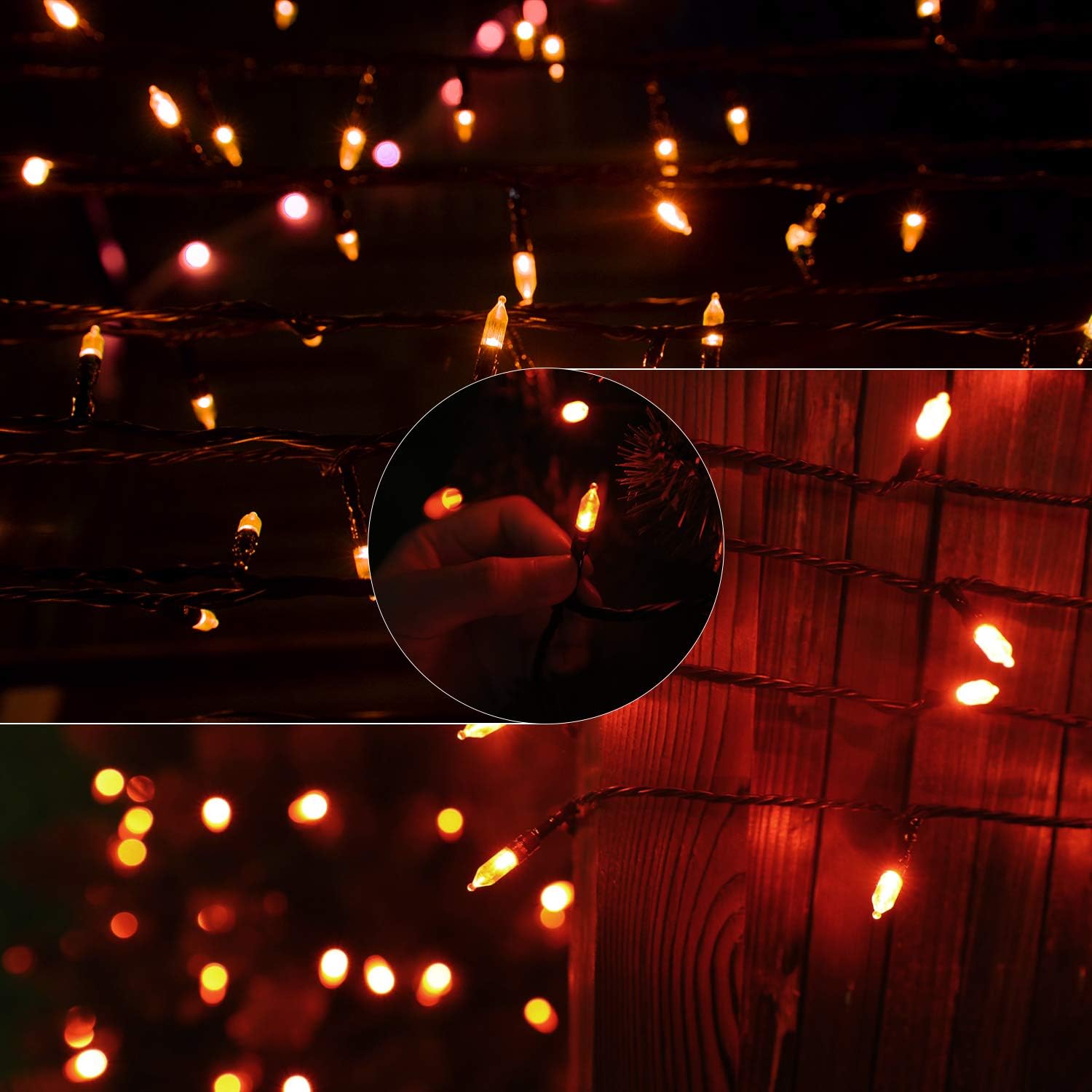 brightown-2-pack-39ft-plug-in-100-led-mini-orange-string-lights-with-8-modes-for image 8