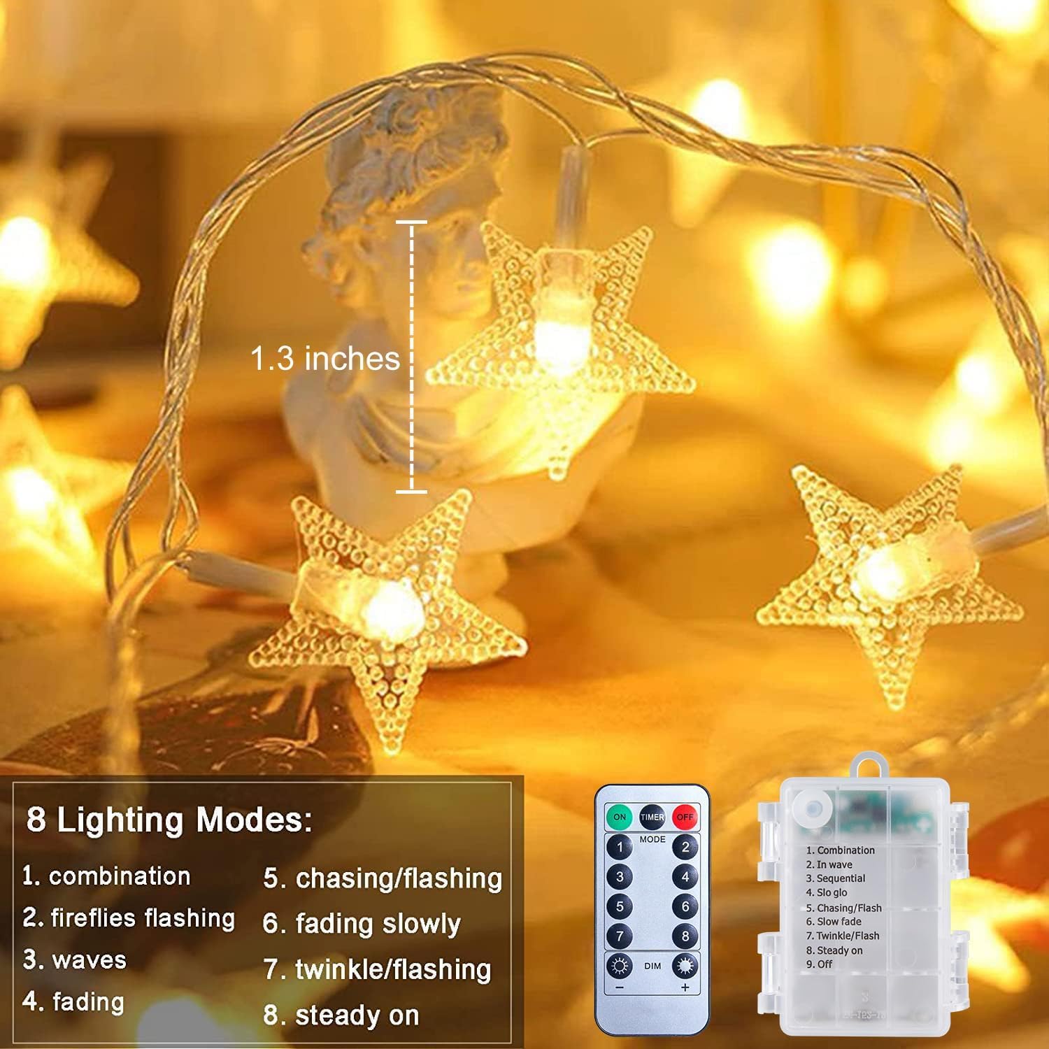 brightown-17ft-50-led-battery-operated-star-string-lights-with-remote-and-timer- image 4