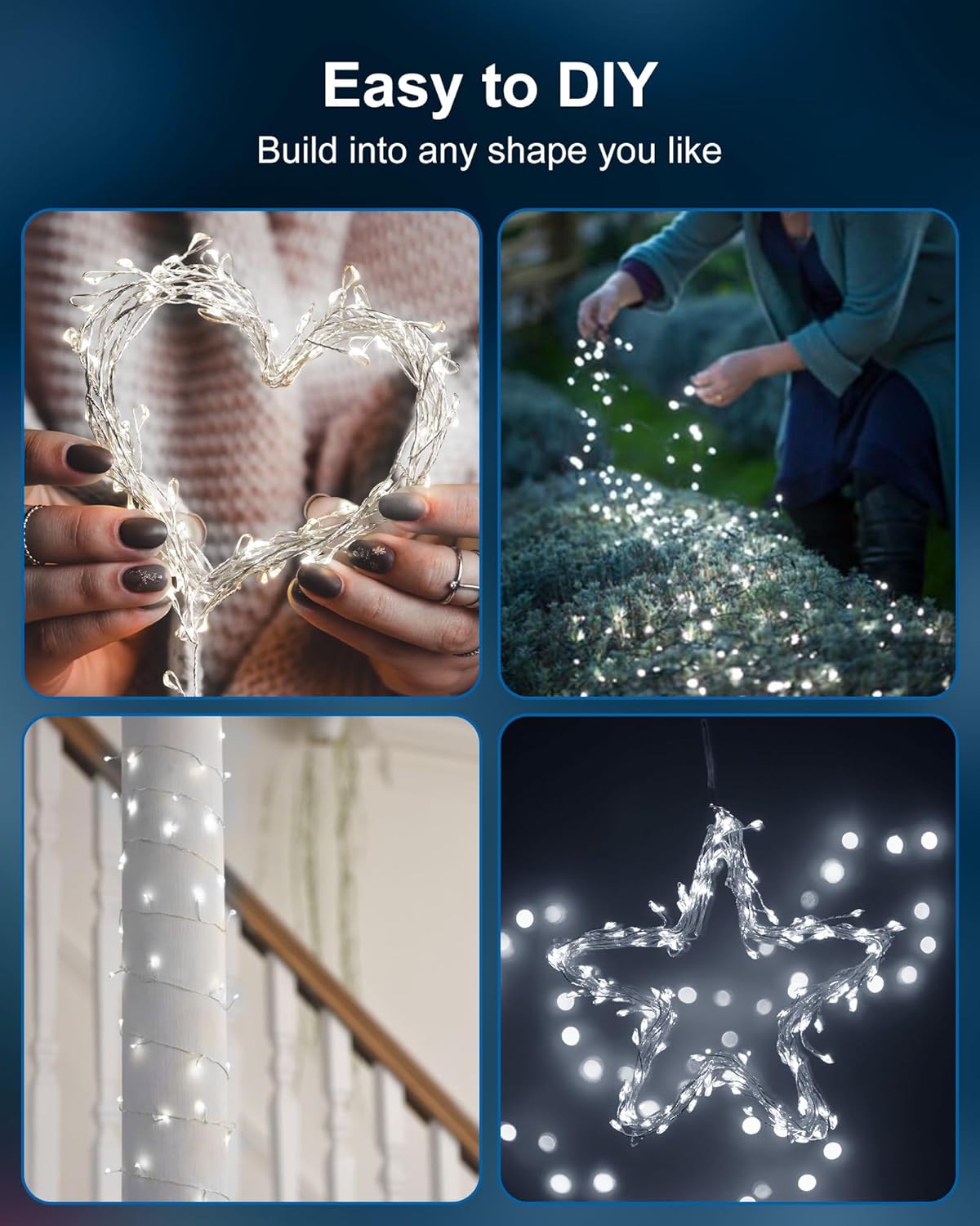 brightown-5ft-60-led-battery-operated-firecracker-cluster-lights-pure-white-silv image 3