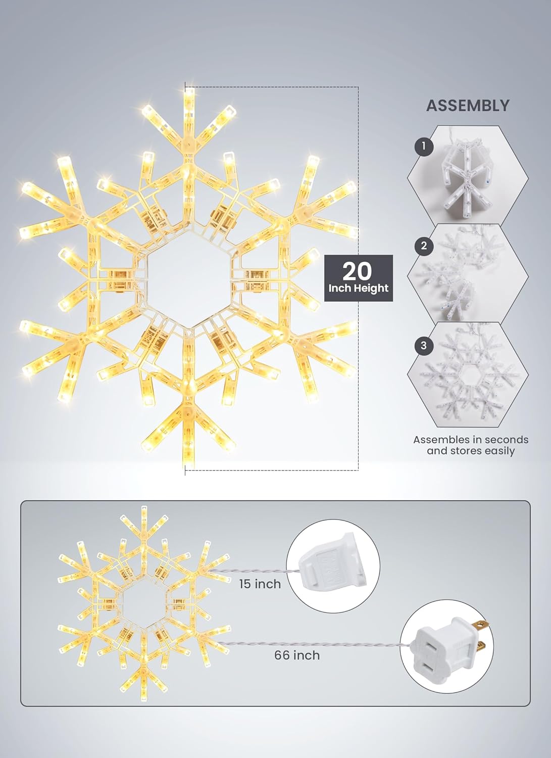 brightown-christmas-snowflake-lights-folding-led-hanging-decor-multi-size-20-36- image 2