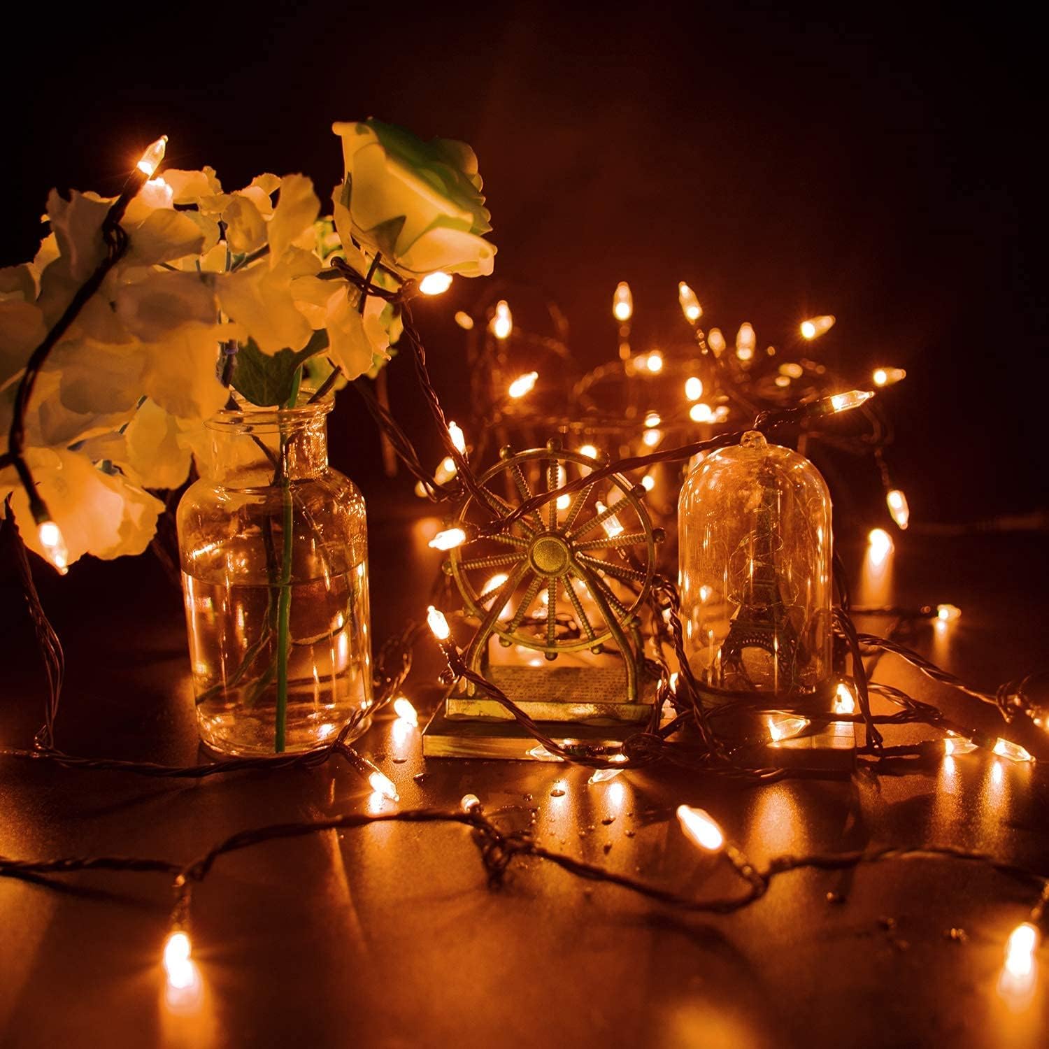 brightown-2-pack-39ft-plug-in-100-led-mini-orange-string-lights-with-8-modes-for image 7