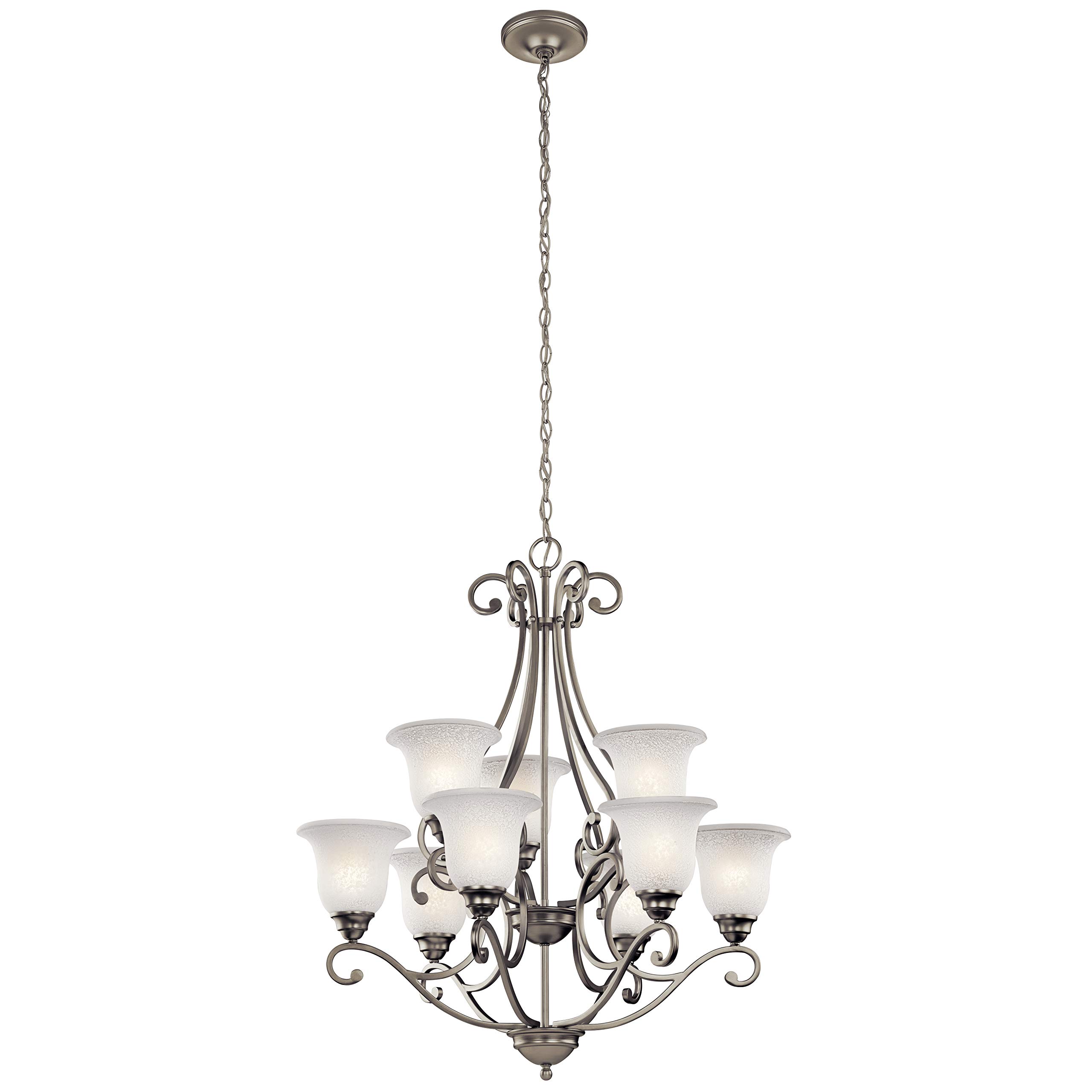 kichler-camerena-34-5-9-light-two-tier-chandelier-brushed-nickel-43226ni image 4