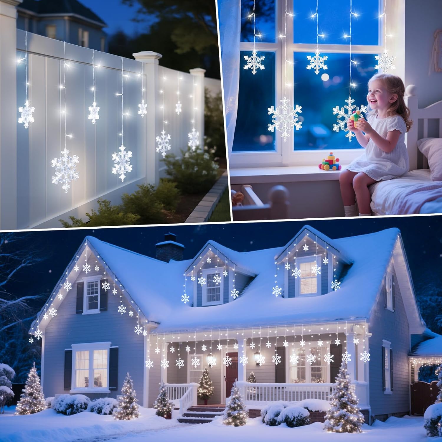 brightown-13ft-192-led-snowflake-icicle-lights-with-16-drops-12-modes-for-christ image 6