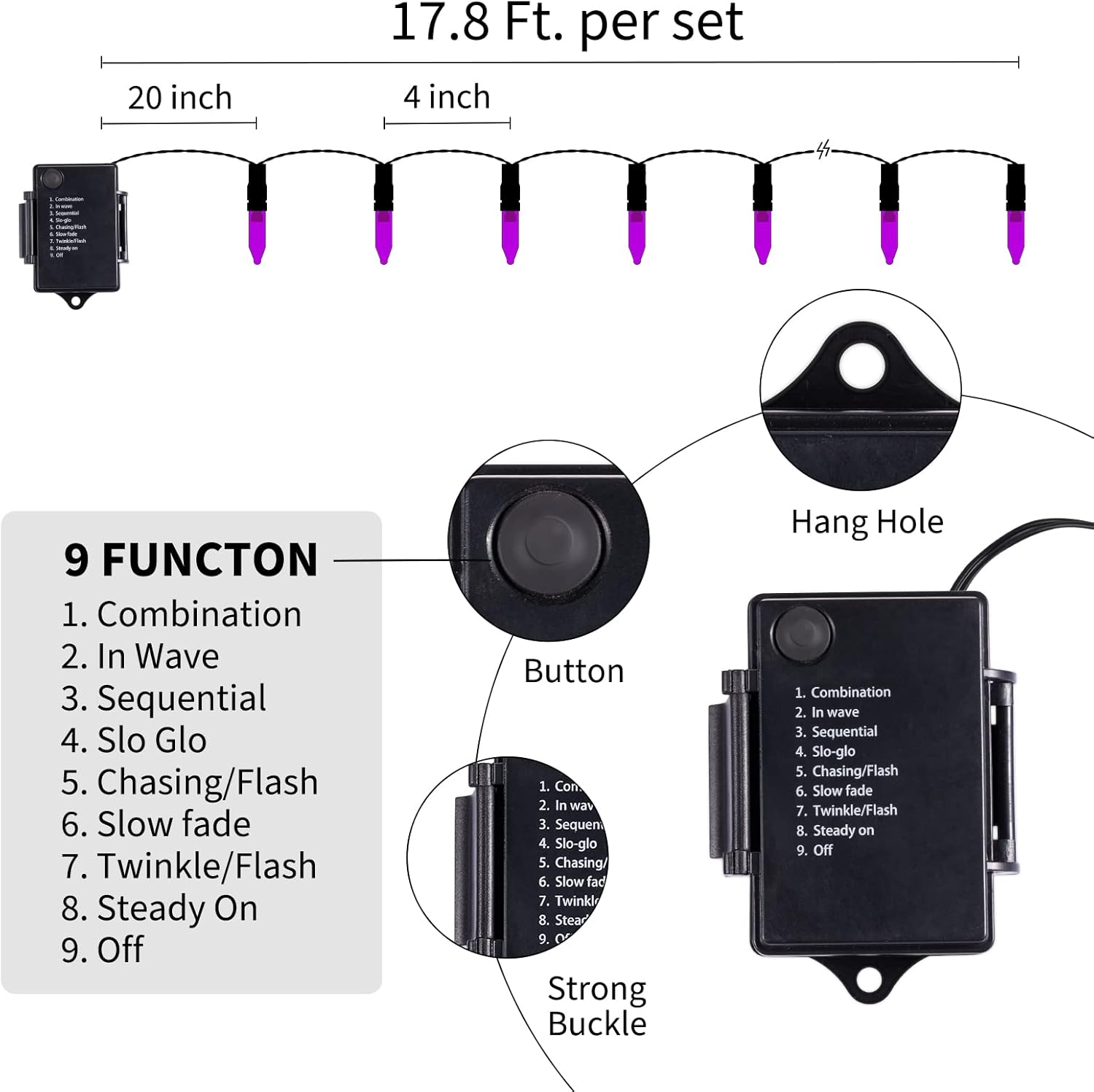 brightown-2-pack-17-8ft-50-led-purple-mini-string-lights-for-halloween-battery-o image 4