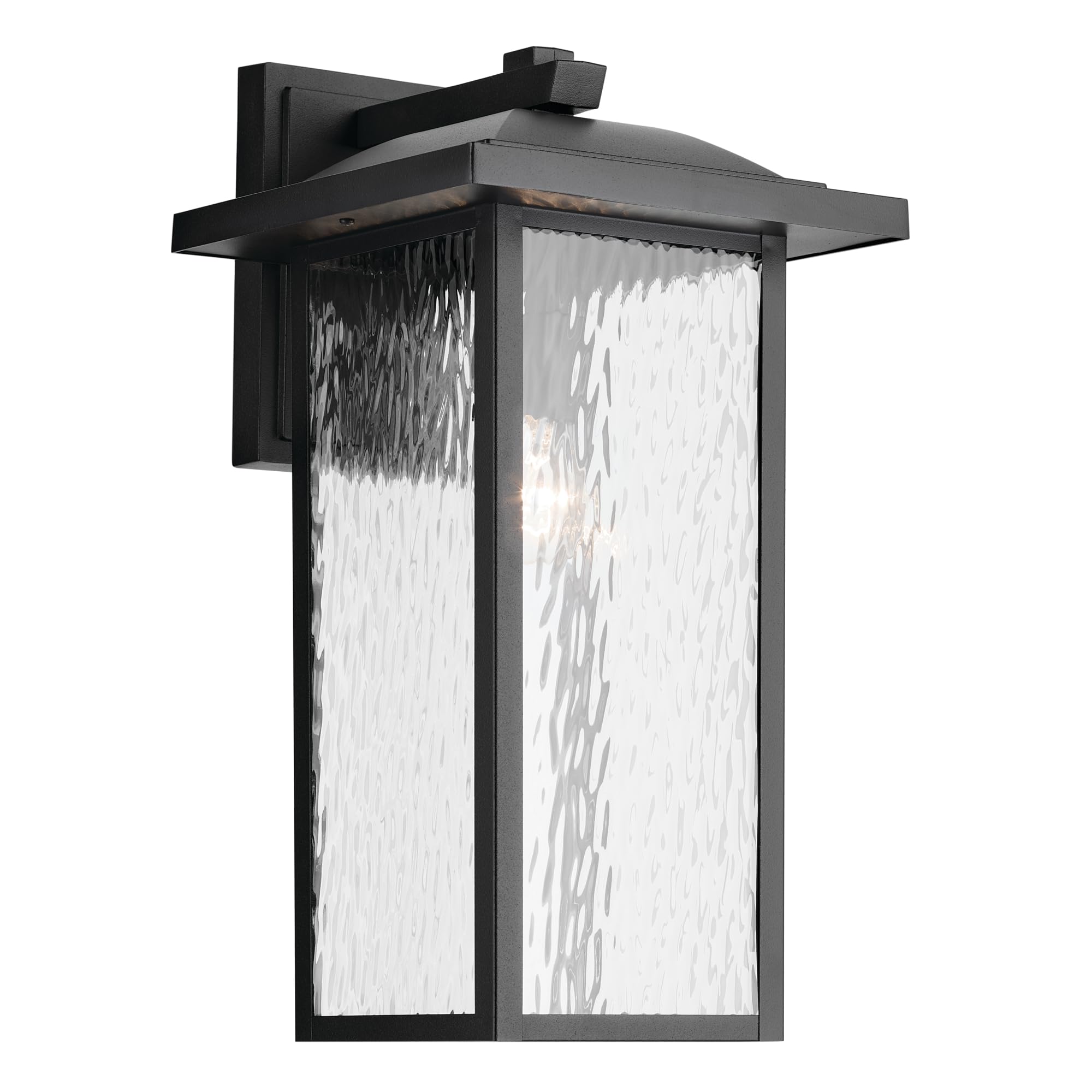 kichler-capanna-outdoor-wall-light-textured-black-10-75-x-20-49928bkt image 1