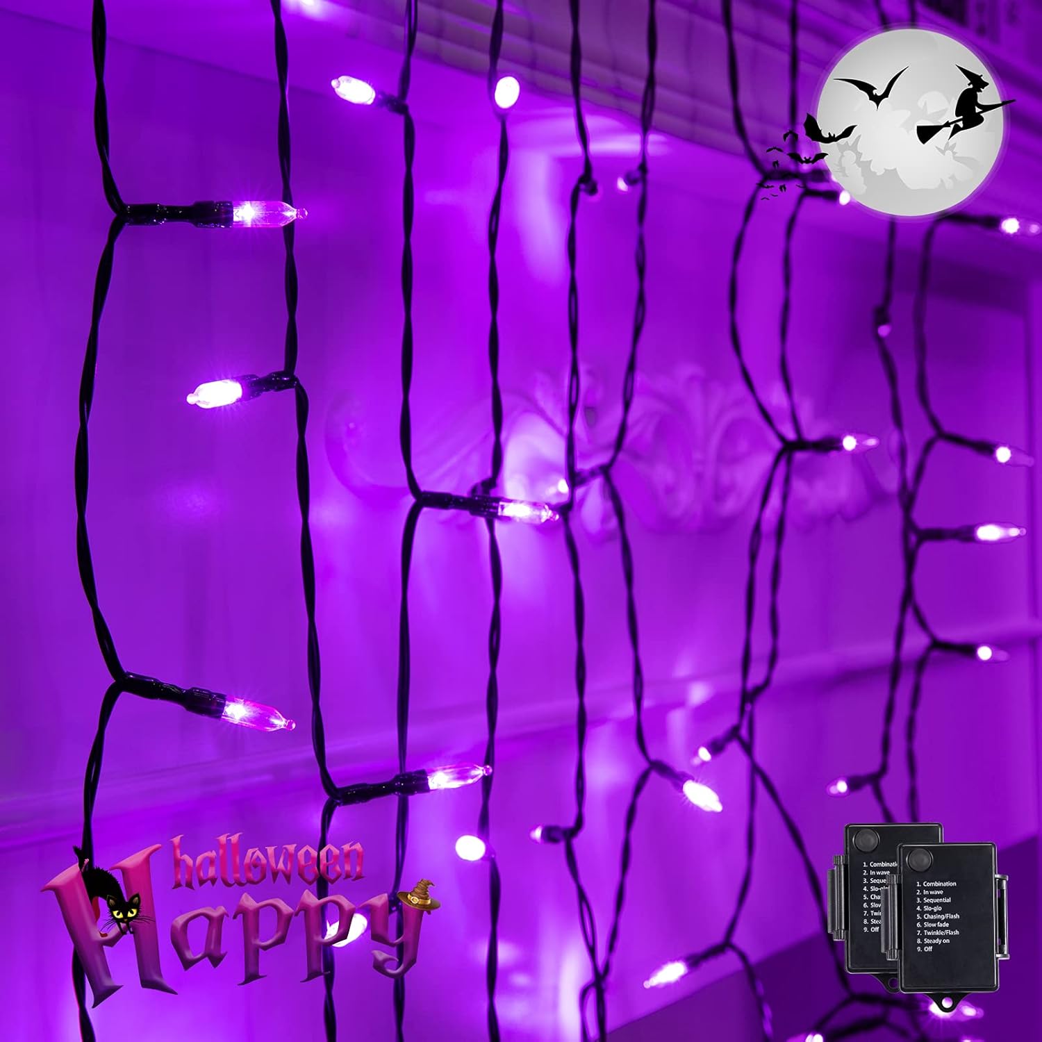 brightown-2-pack-17-8ft-50-led-purple-mini-string-lights-for-halloween-battery-o image 7