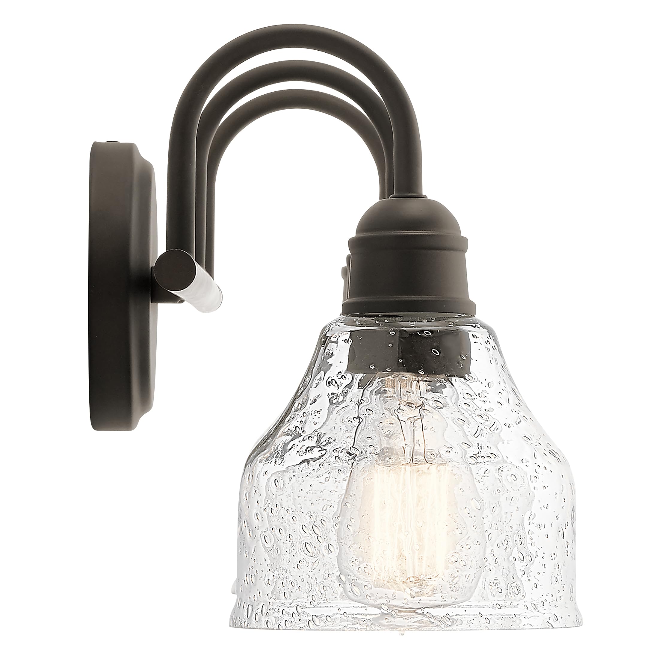 kichler-avery-3-light-bathroom-vanity-light-black-clear-seeded-glass-24-wide-459 image 7