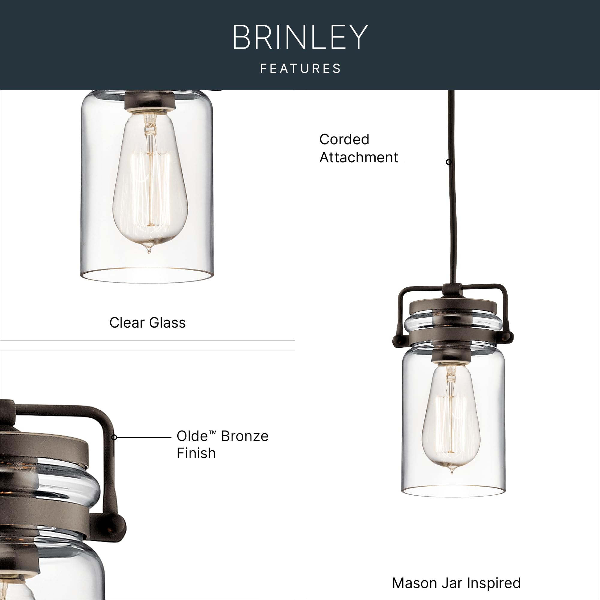 kichler-brinley-7-75-mini-pendant-in-olde-bronze-with-clear-glass-42878oz image 3