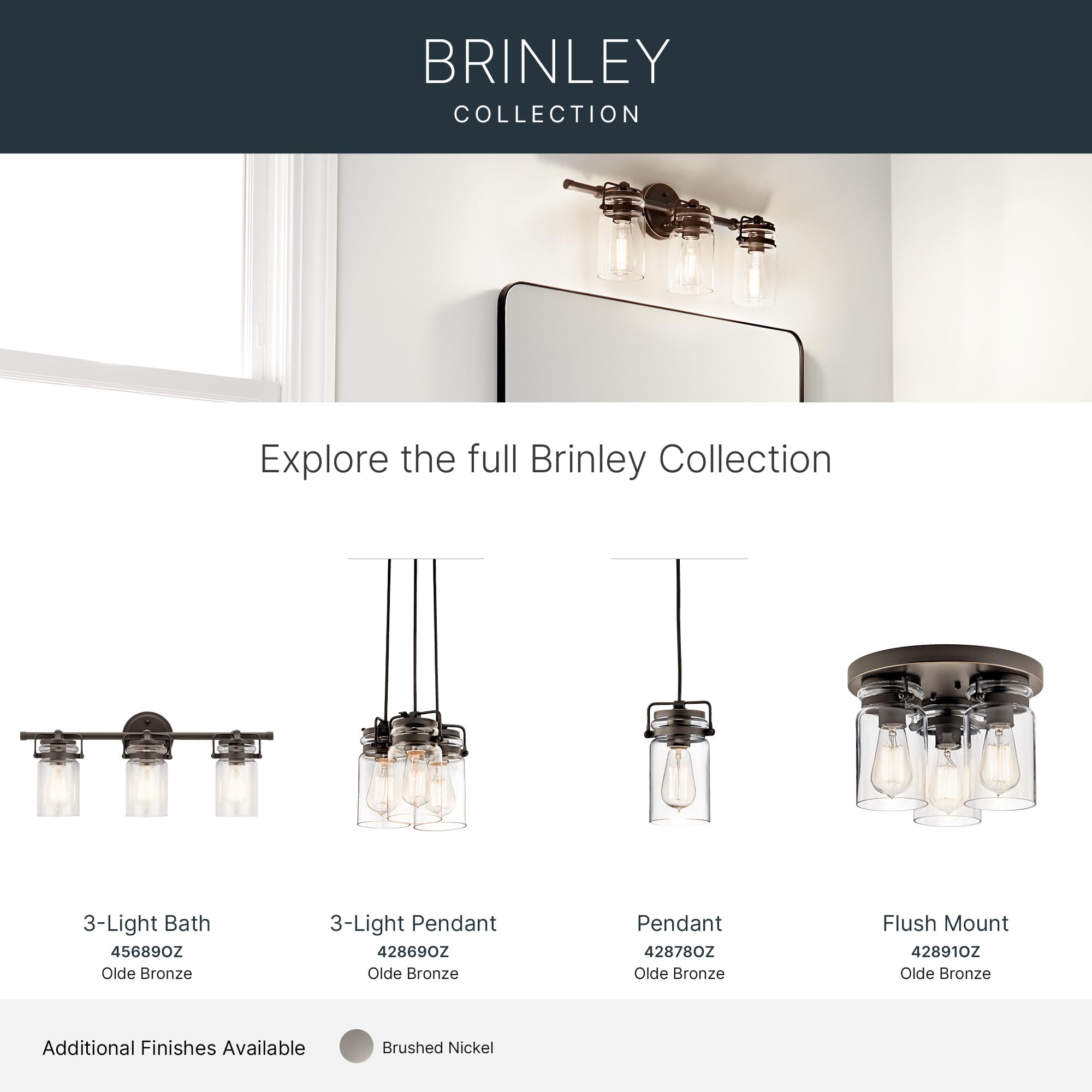 kichler-brinley-11-5-1-light-wall-sconce-brushed-nickel-mason-jar-glass-shade-45 image 5