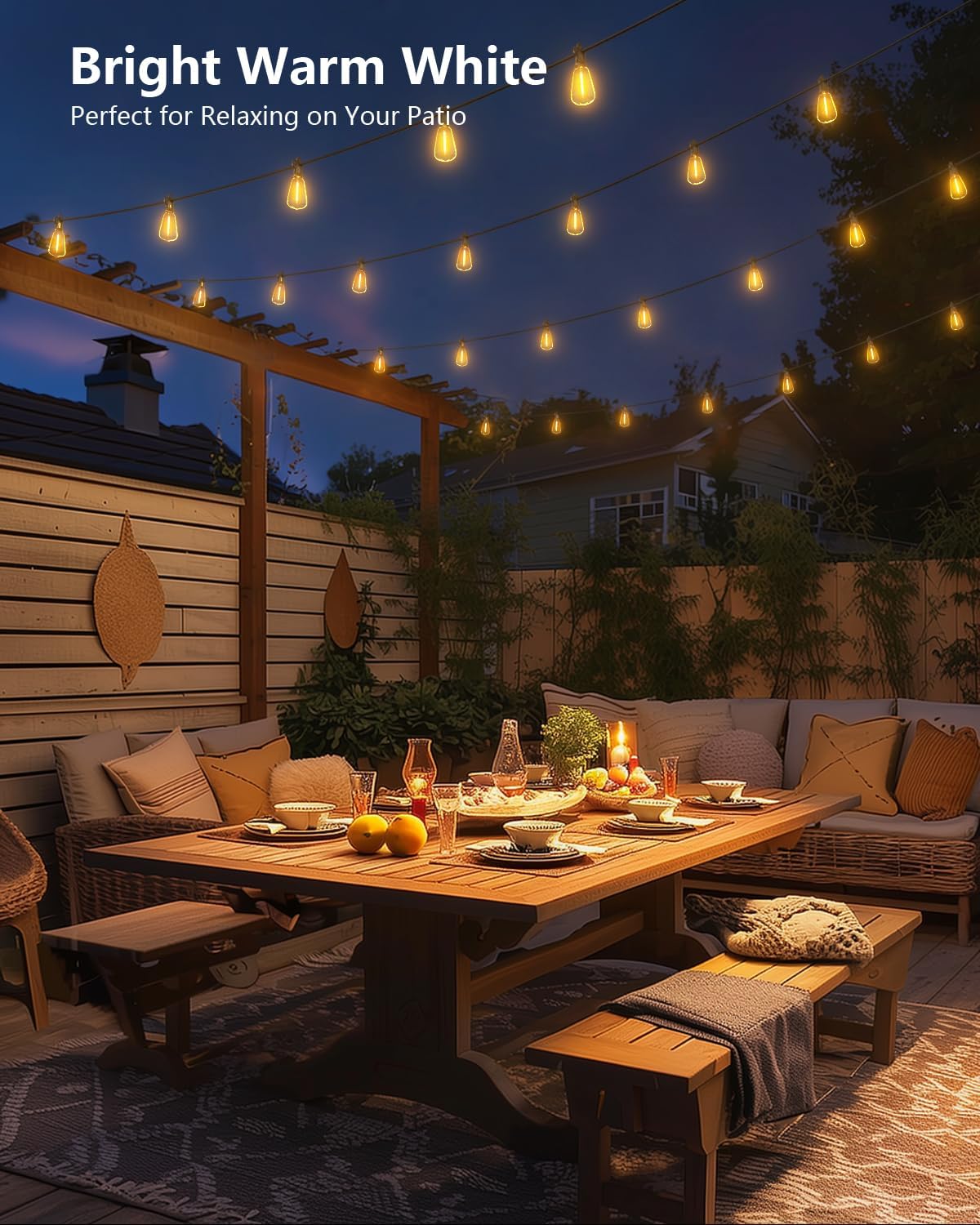 brightown-100ft-solar-string-lights-outdoor-waterproof-with-remote-31-1-led-shat image 8
