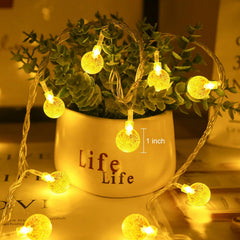 brightown-33ft-100-led-crystal-globe-fairy-string-lights-with-remote-8-modes-war image 2