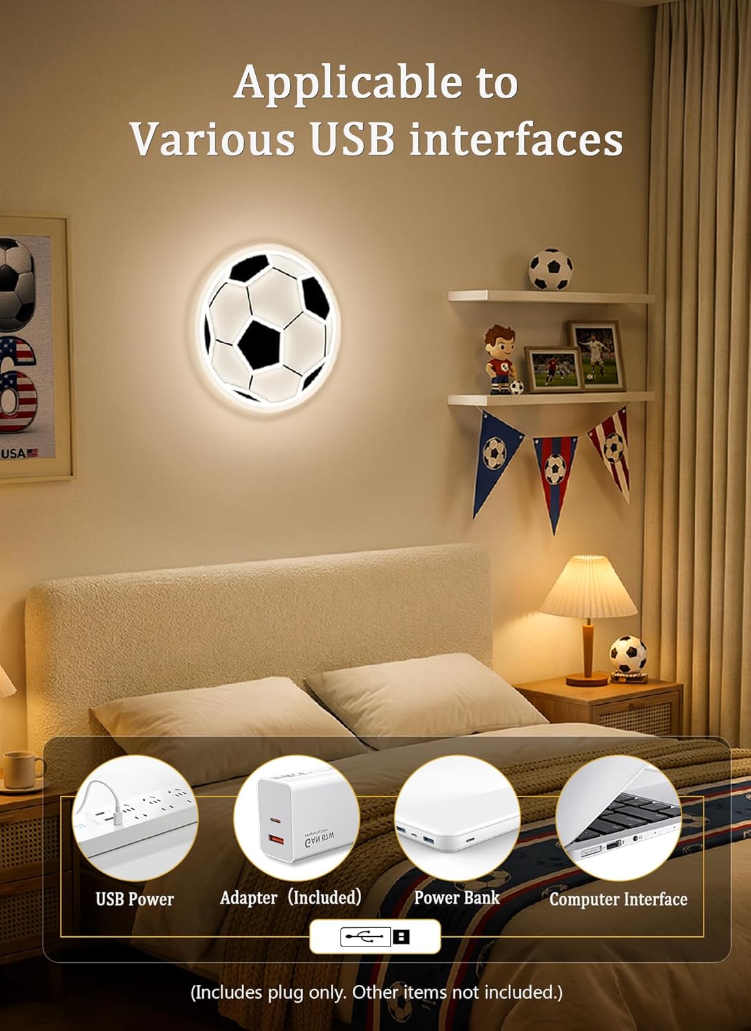 brightown-12-6-led-soccer-ball-neon-sign-usb-powered-dimmable-for-fan-cave-bedro image 5