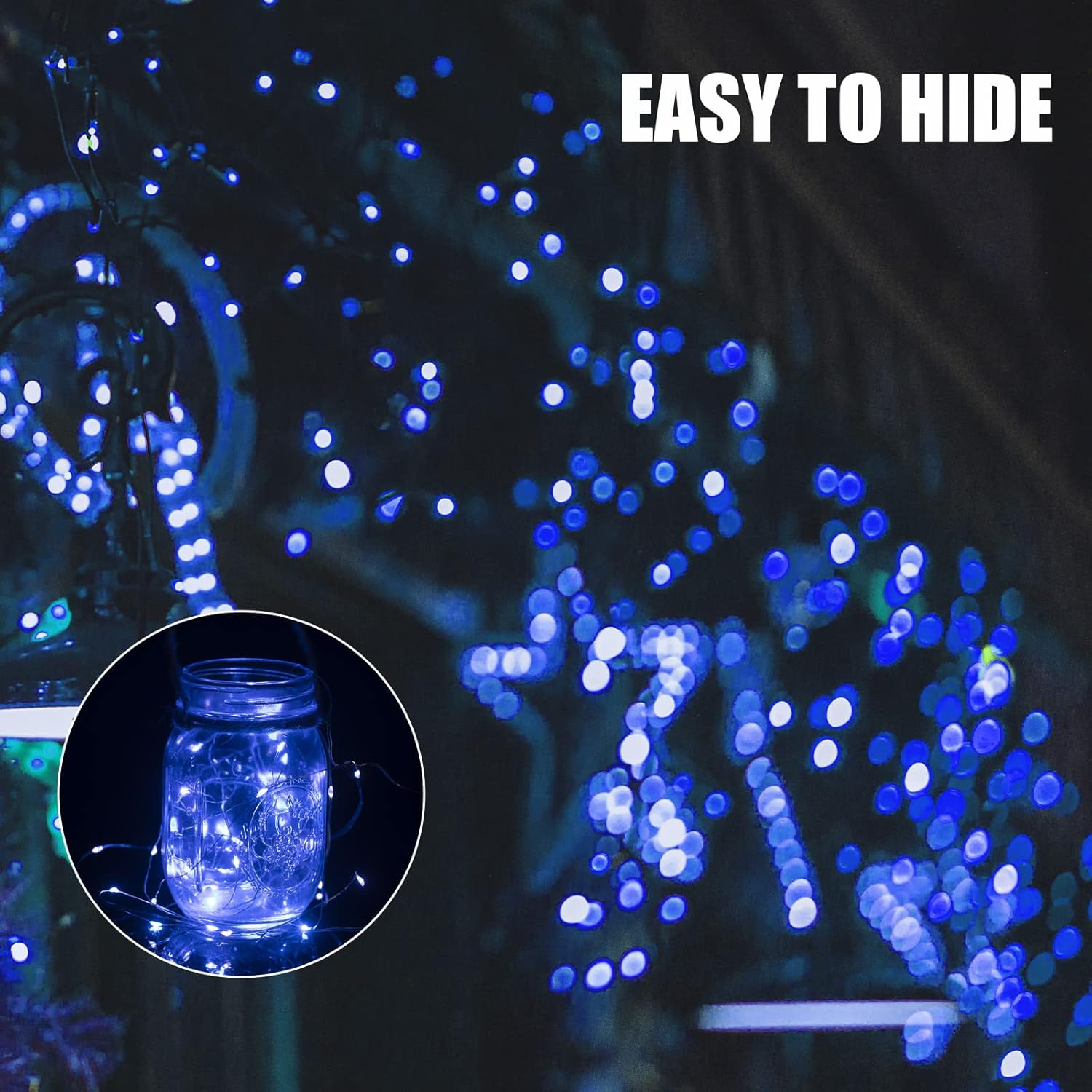 brightown-12-pack-7ft-20-led-battery-operated-silver-wire-firefly-starry-moon-li image 5