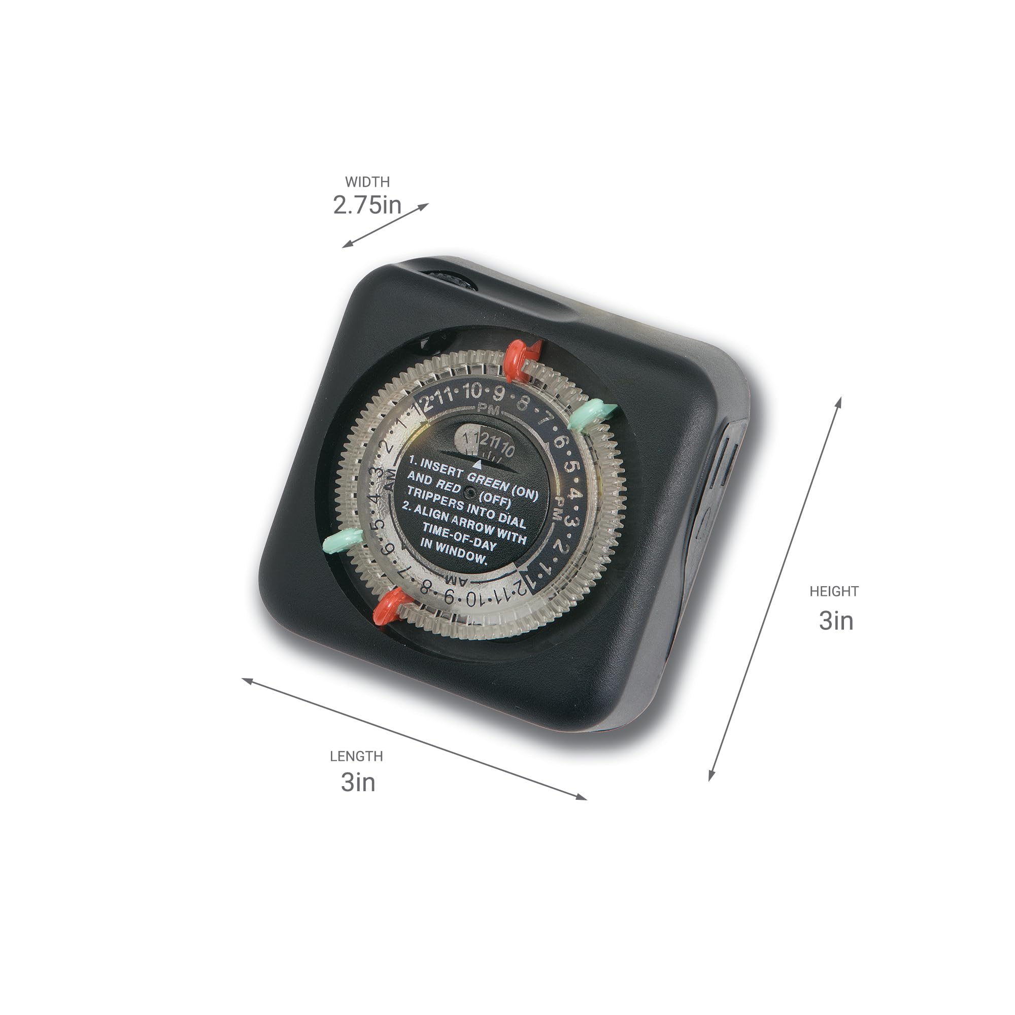 kichler-15557bk-plug-in-landscape-lighting-timer-traditional-pin-settings-2-on-o image 4