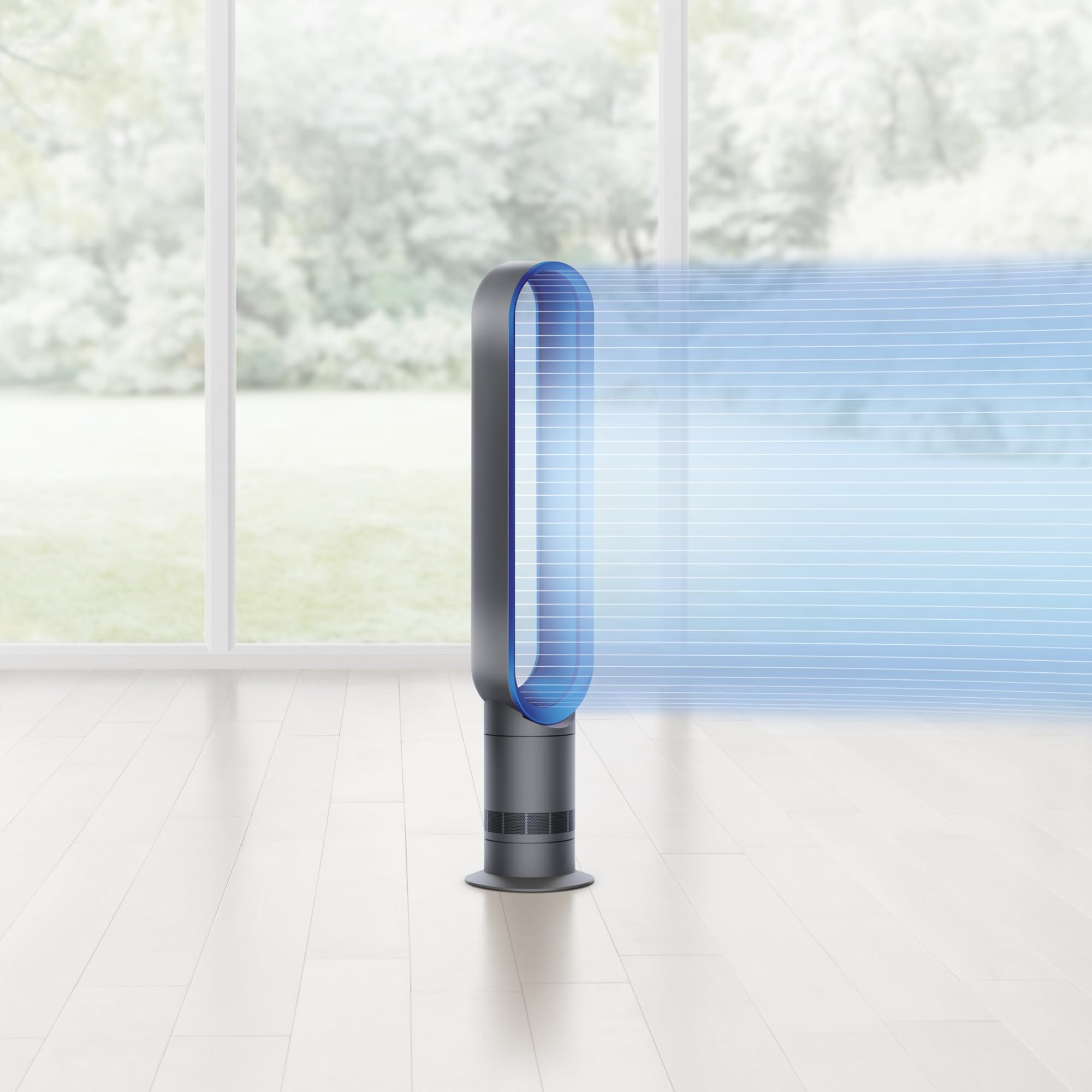 dyson-cool-am07-air-multiplier-bladeless-tower-fan-70-oscillation-10-levels-iron image 2