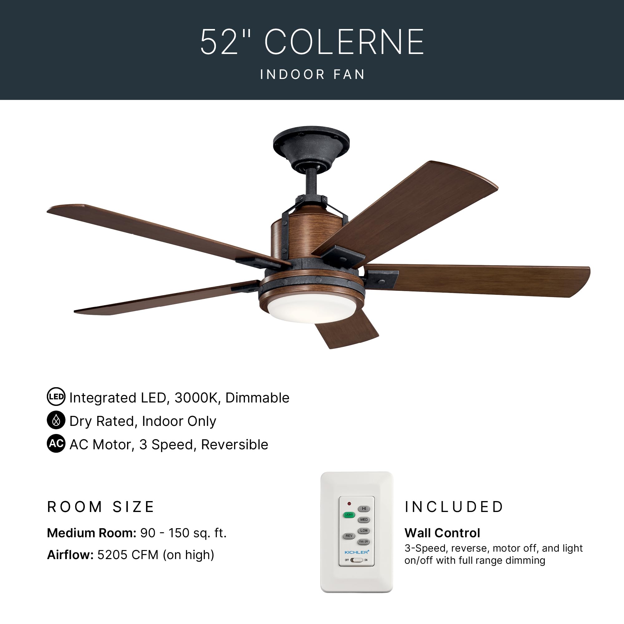 kichler-colerne-52-ceiling-fan-with-led-light-in-distressed-black-300052dbk image 4