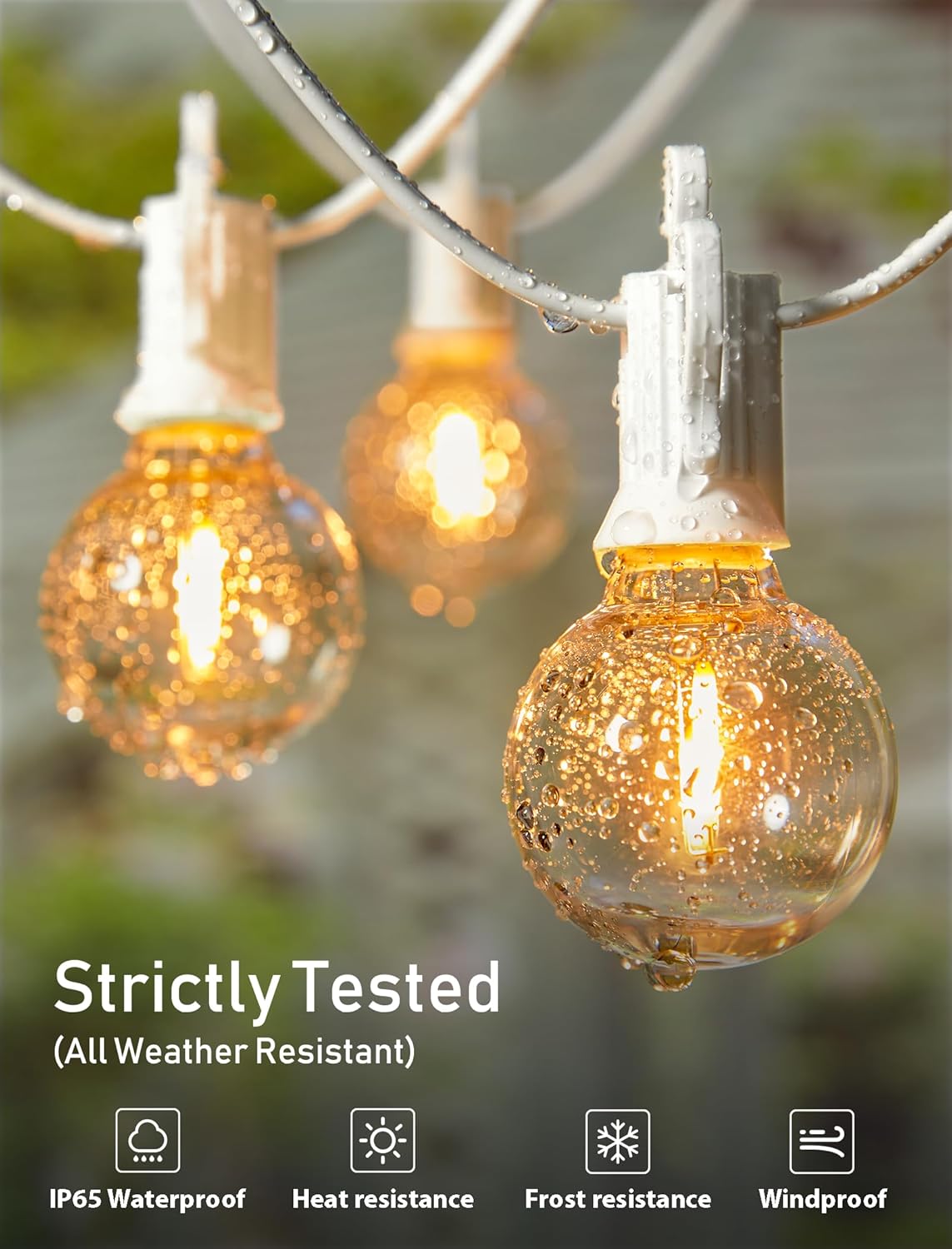 brightown-29ft-plug-in-g40-led-string-lights-12-bulbs-e12-base-white-wire-patio- image 6