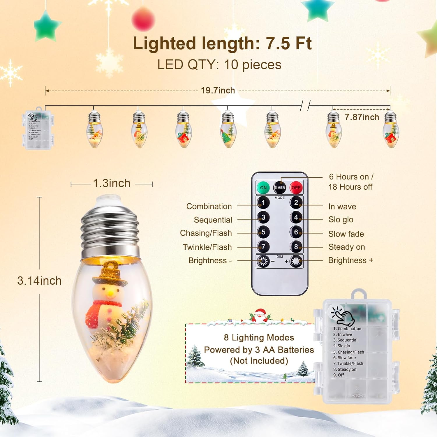 brightown-7-5ft-battery-operated-10-c9-christmas-snow-globe-string-lights image 5