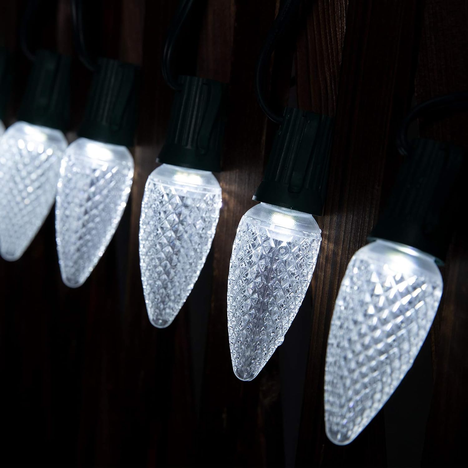 brightown-100ft-plug-in-c9-strawberry-led-string-lights-100-pure-white-bulbs-gre image 6