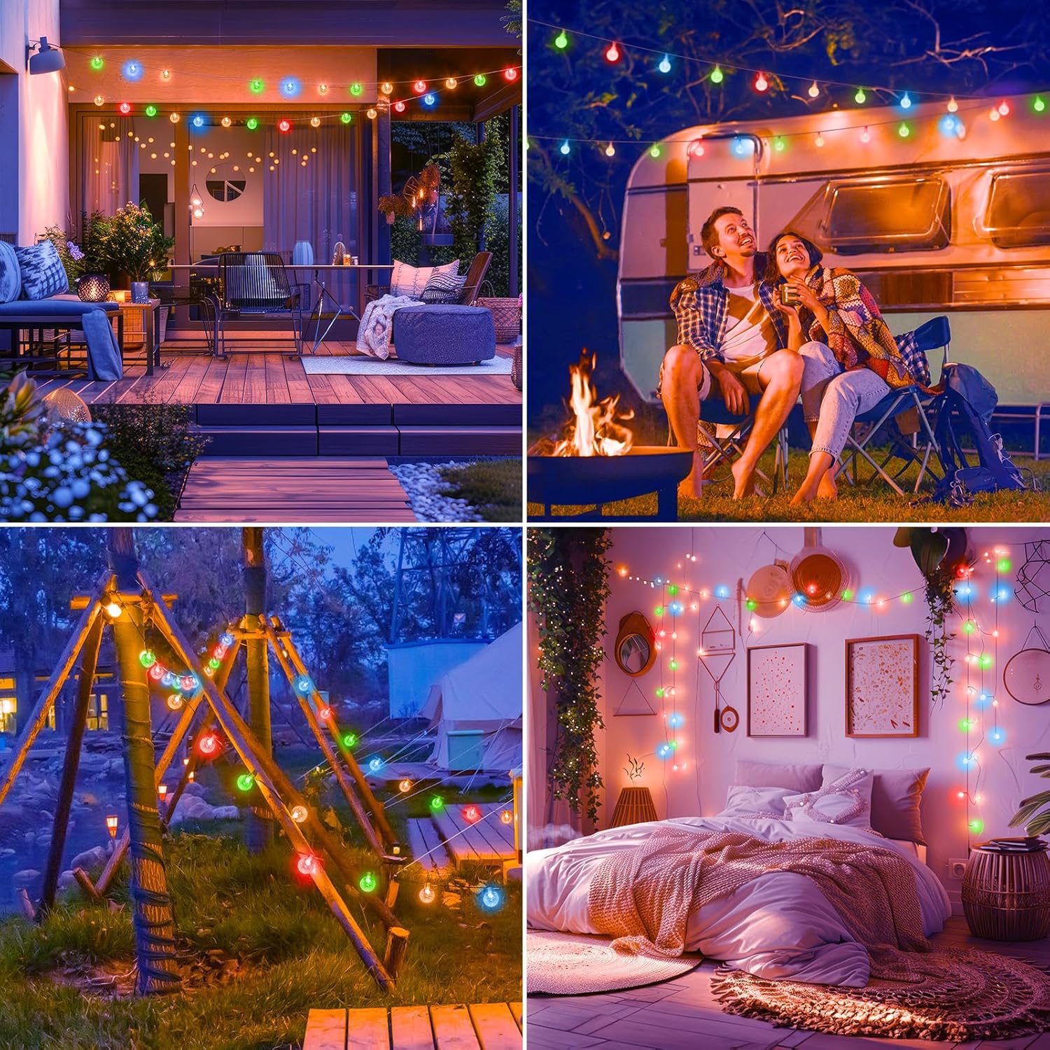 brightown-33ft-60-led-battery-operated-crystal-globe-fairy-lights-with-remote-8- image 3