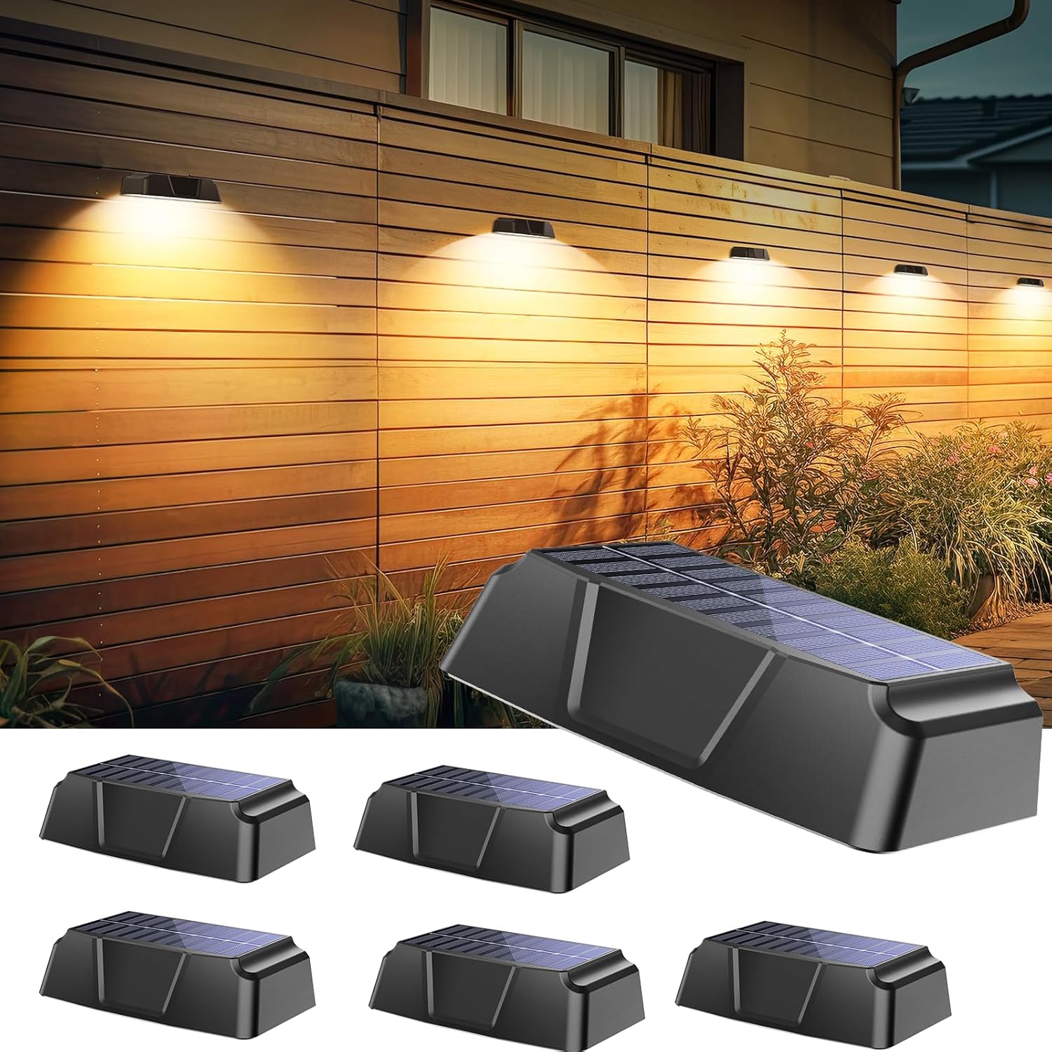 brightown-6-pack-solar-fence-lights-with-10-colors-warm-white-cool-white-7-rgb-a image 1