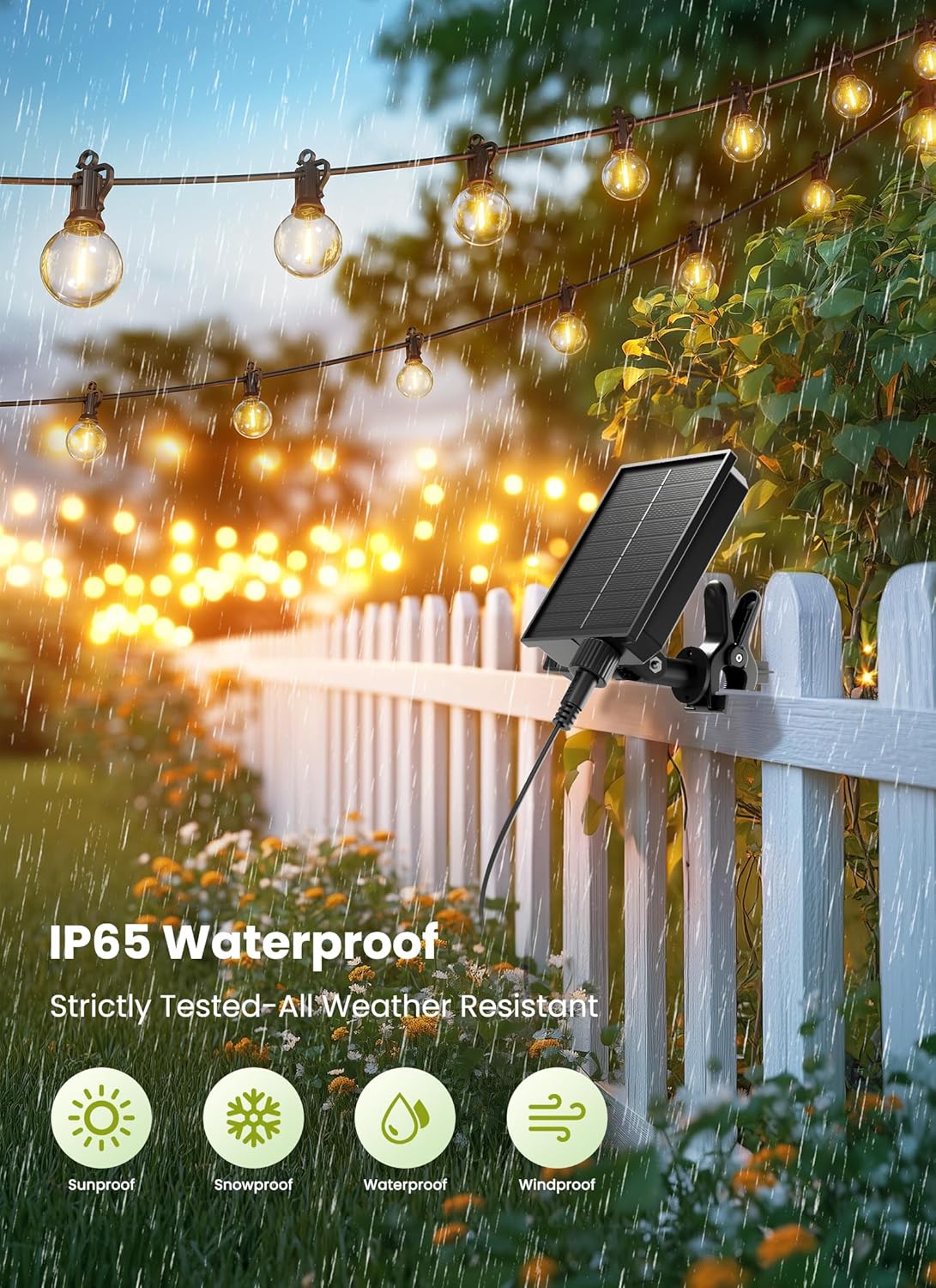 brightown-106ft-solar-powered-g40-33-led-bulbs-string-lights-with-remote-for-pat image 5