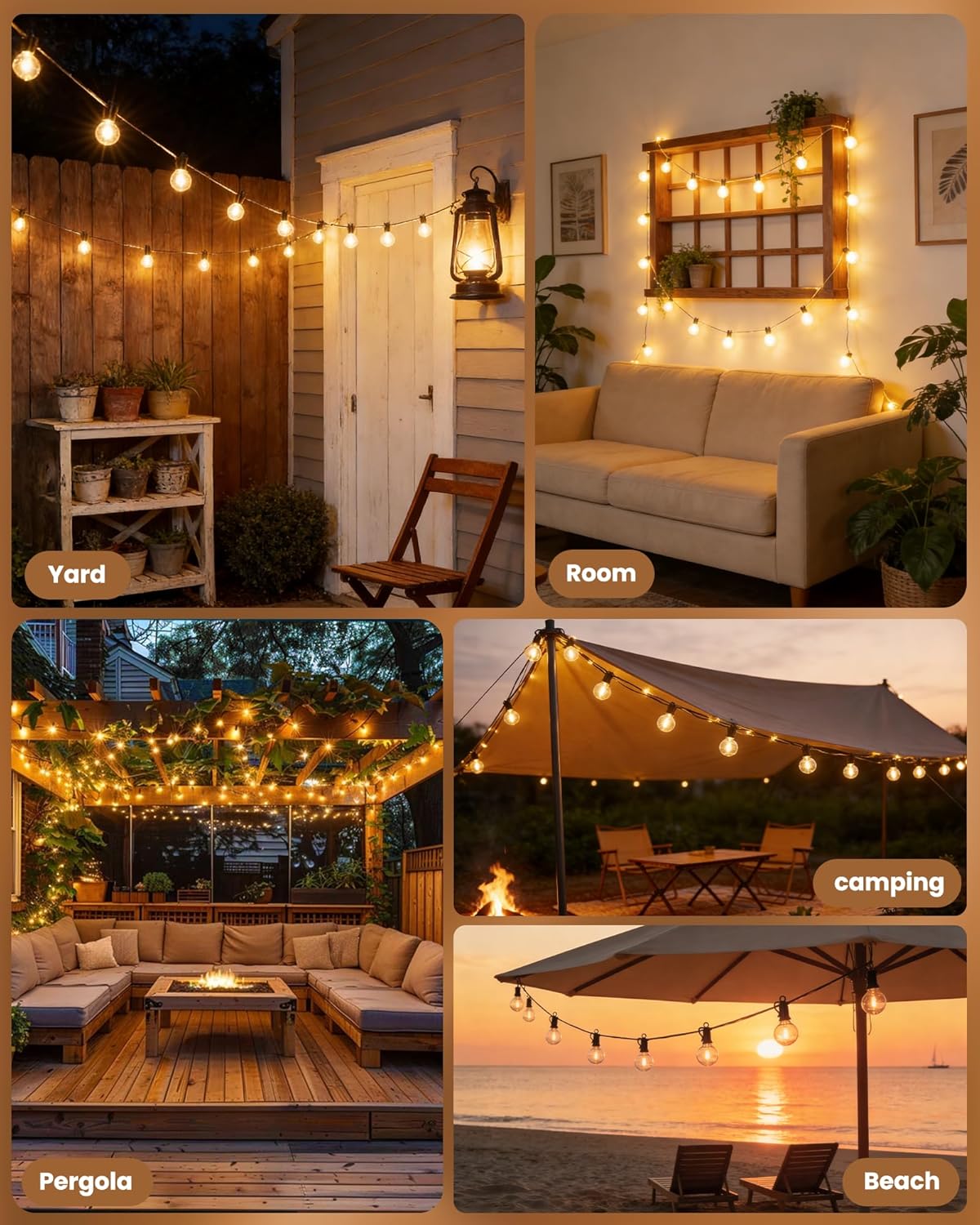 brightown-29ft-plug-in-g40-led-string-lights-12-shatterproof-bulbs-dimmable-for- image 6